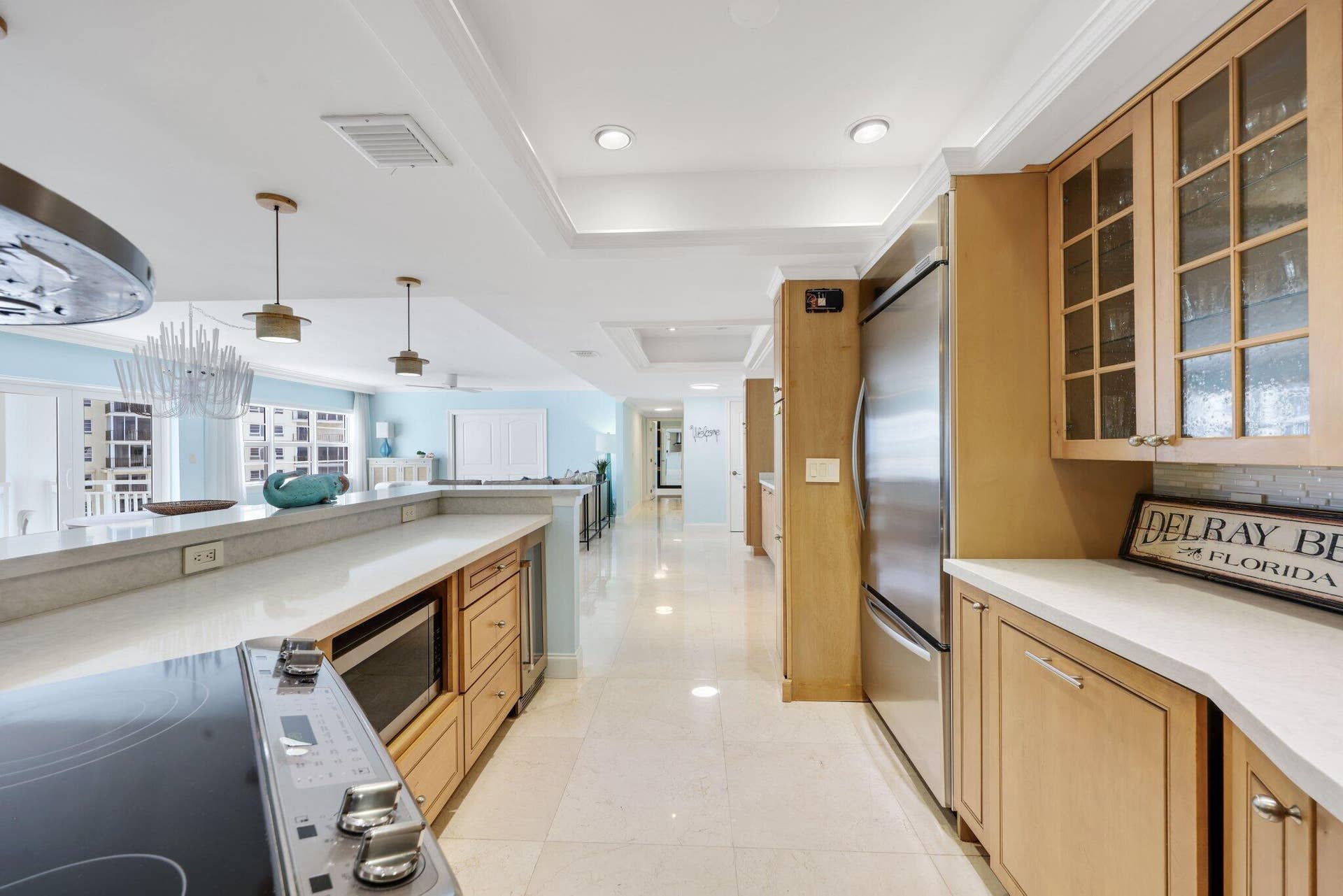 The open kitchen flows naturally in to the main entertaining, while generously proportioned bedrooms provide privacy and flexibility for family and guests.