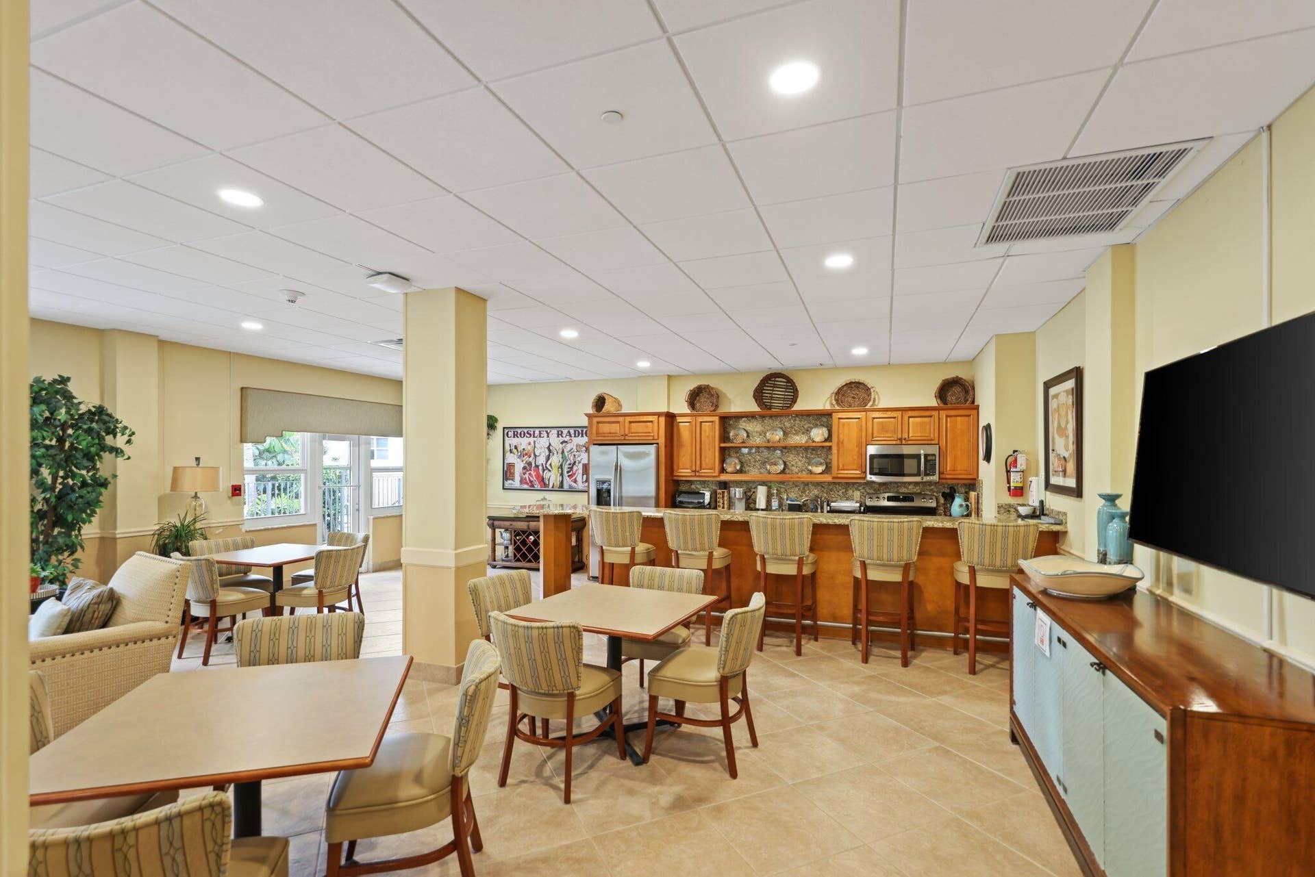 The Community Club Room with a full Kitchen