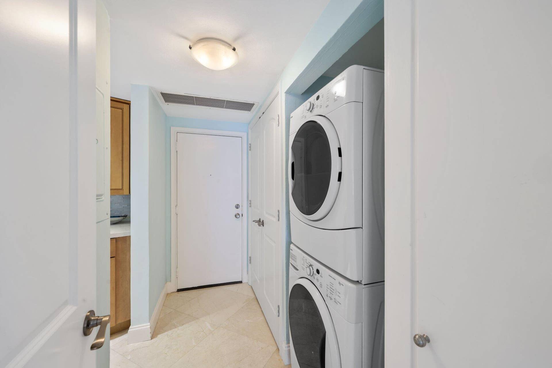 Laundry Room located inside the Condo.