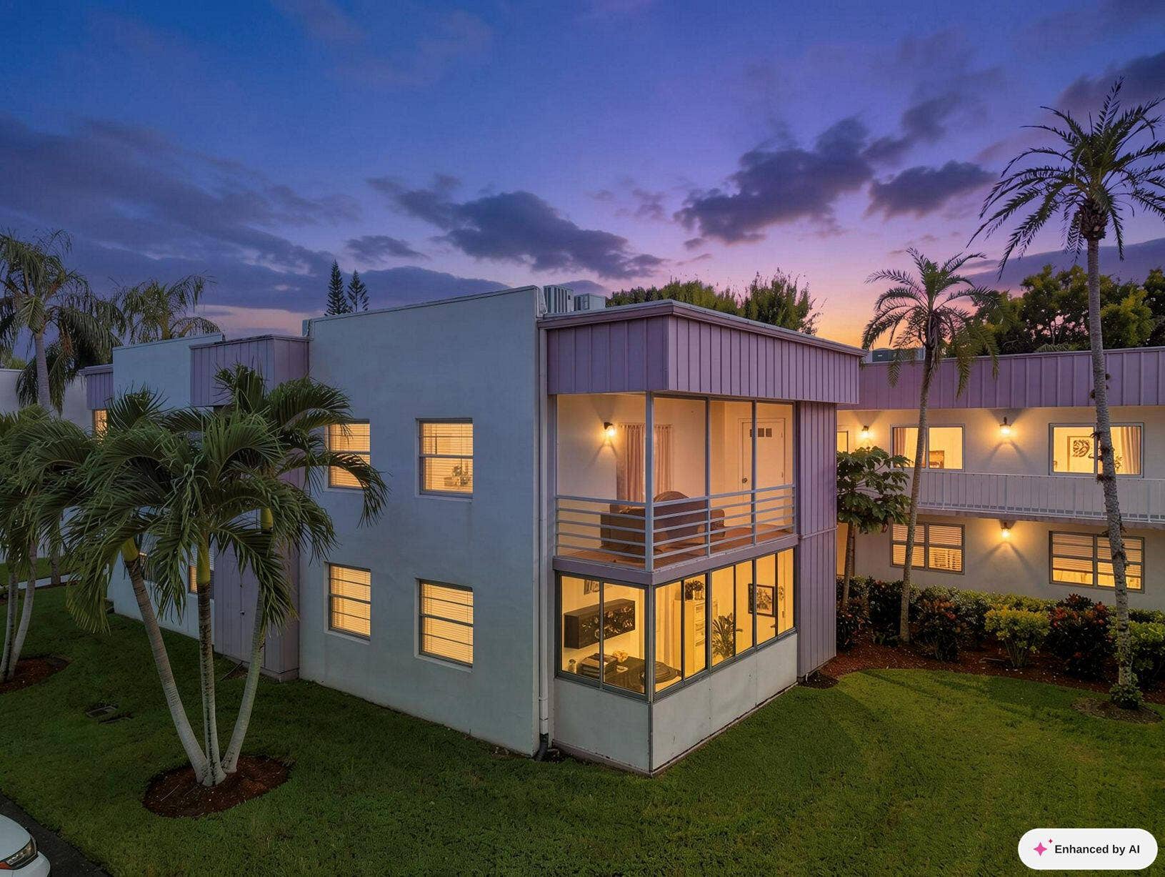 461 CAPRI J, #461, Delray Beach, FL 33484 Unit Front Dusk