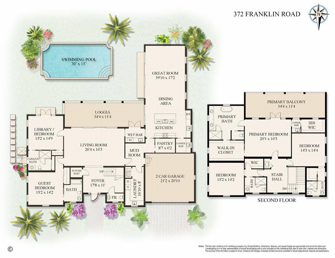 372 Franklin Road, West Palm Beach, FL 33405 4 - 372 Franklin - Floor Plan
