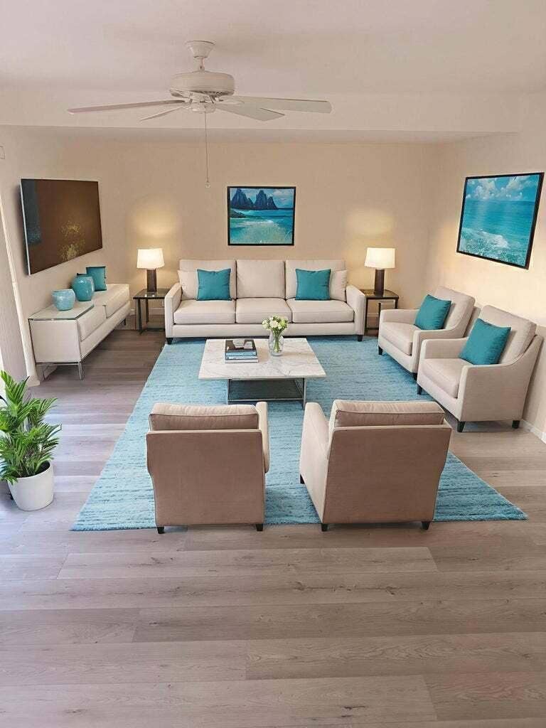 2622 NW 7th Court, #B, Delray Beach, Delray Beach, FL 33445 Living Room Staged Rb