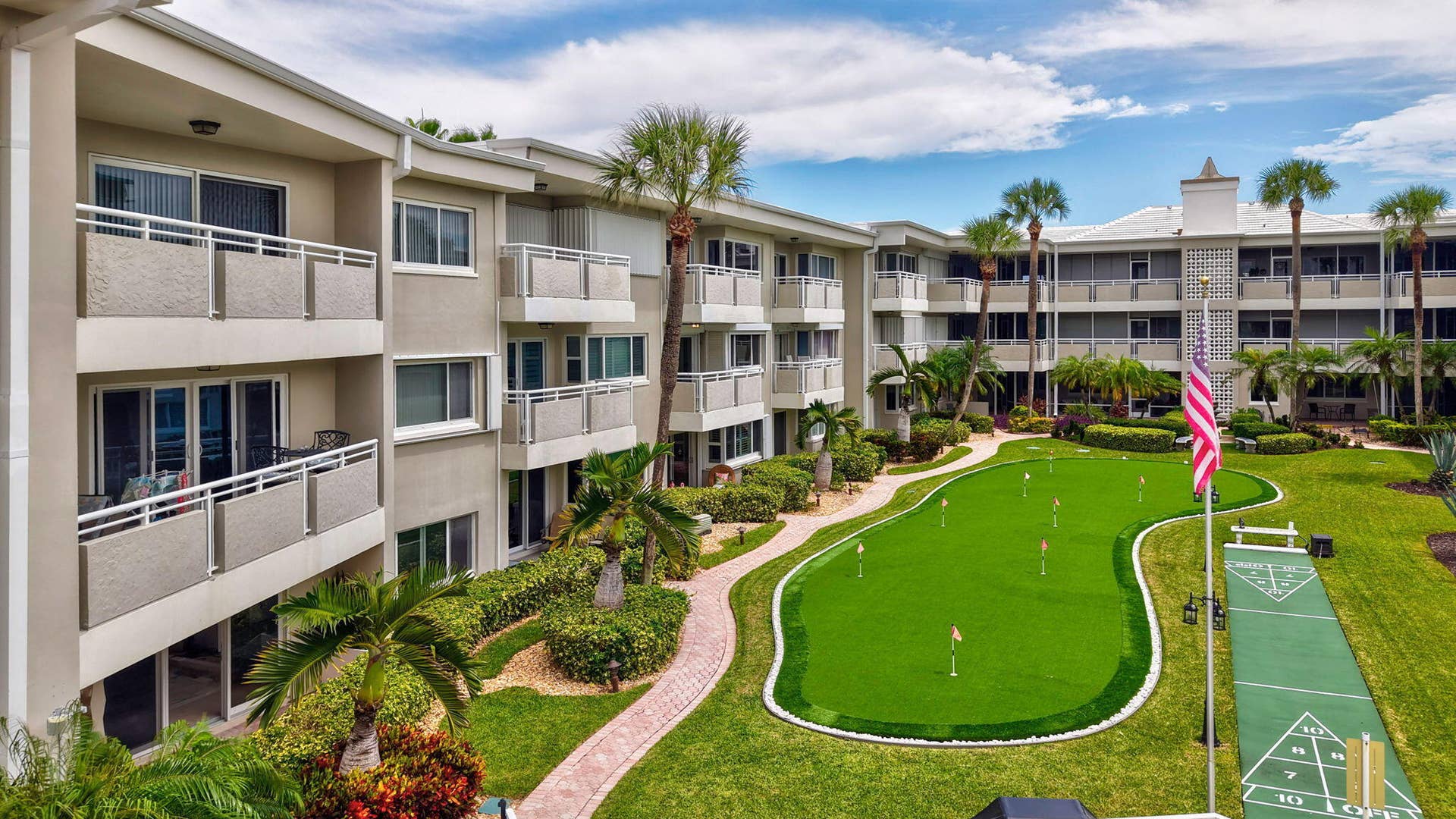 1198 Hillsboro Mile, #210, Hillsboro Beach, FL 33062 Multi-story stucco exterior with private balconies