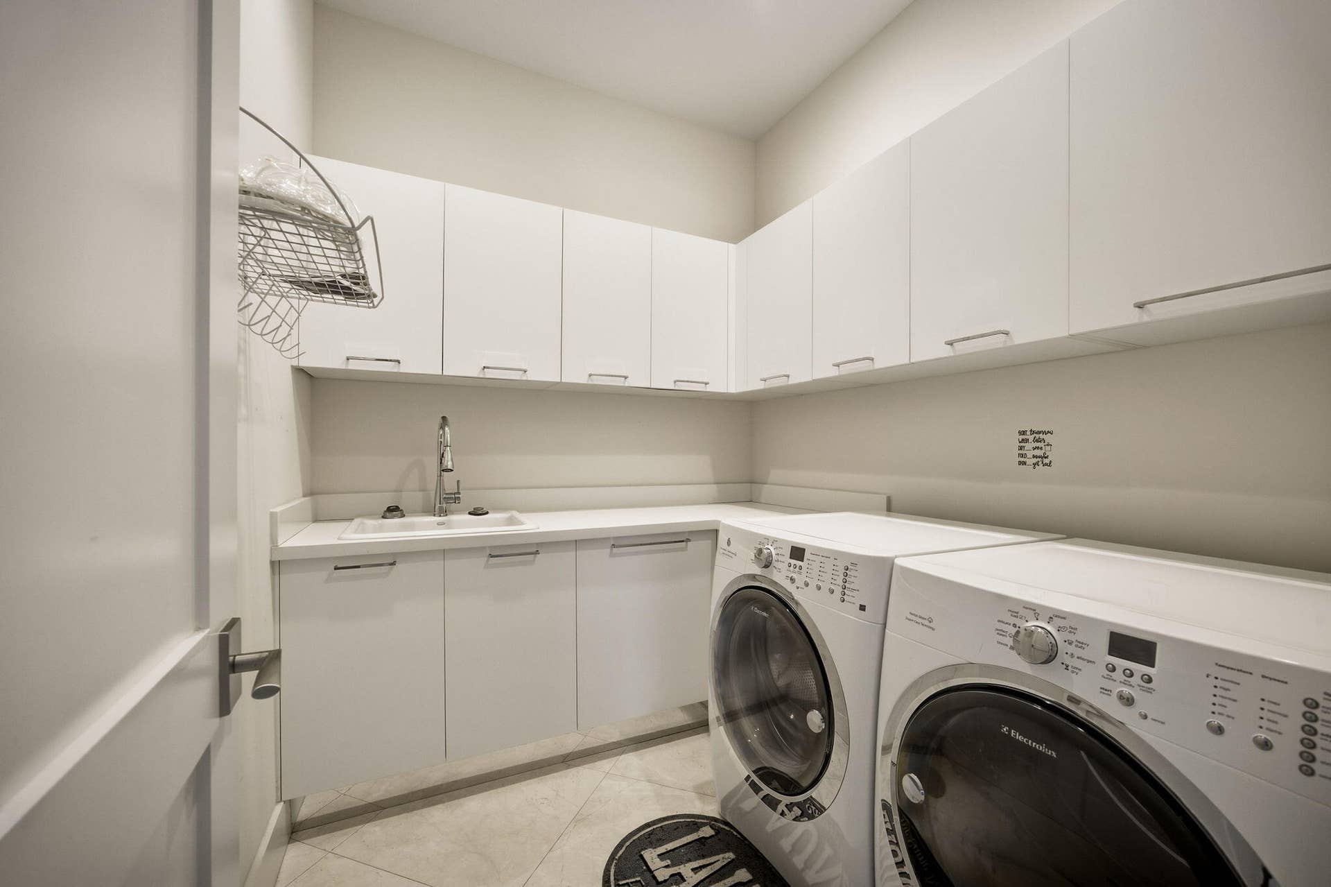 upstairs laundry