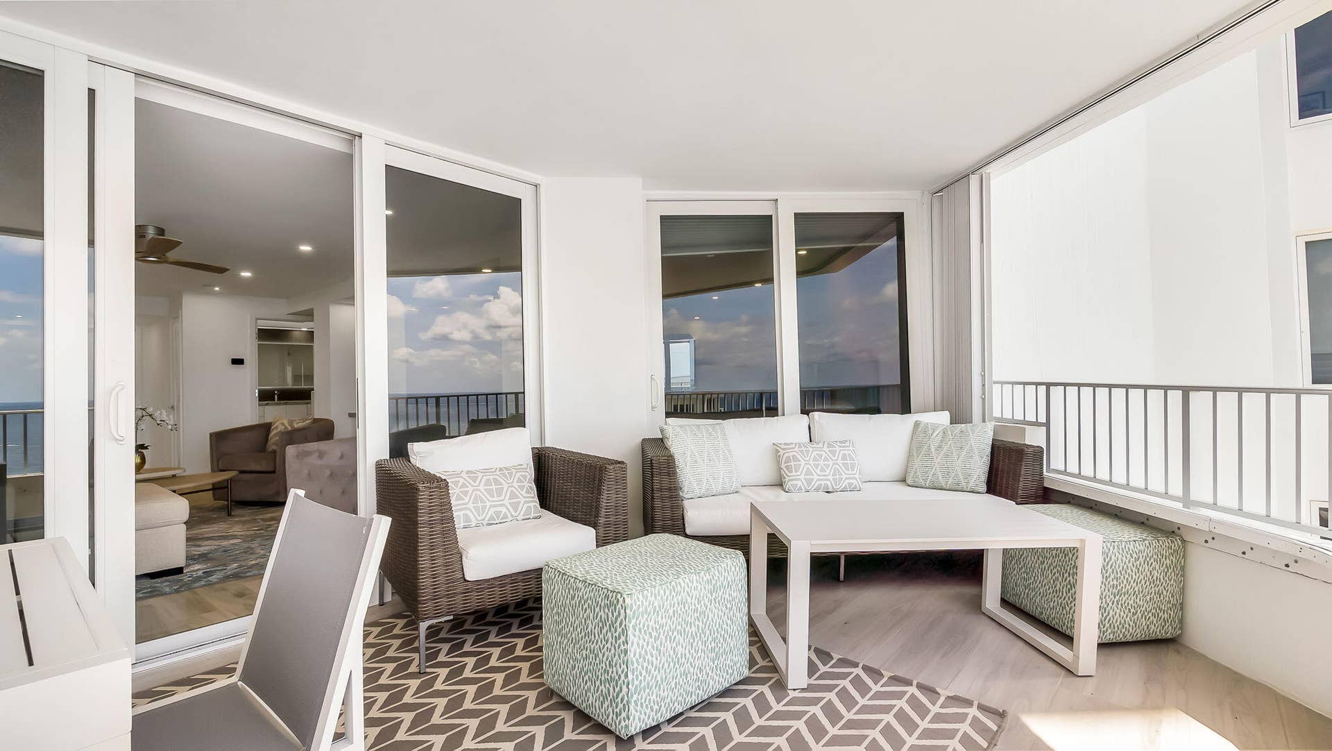 550 S Ocean Boulevard, #1906, Boca Raton, FL 33432 Covered Balcony