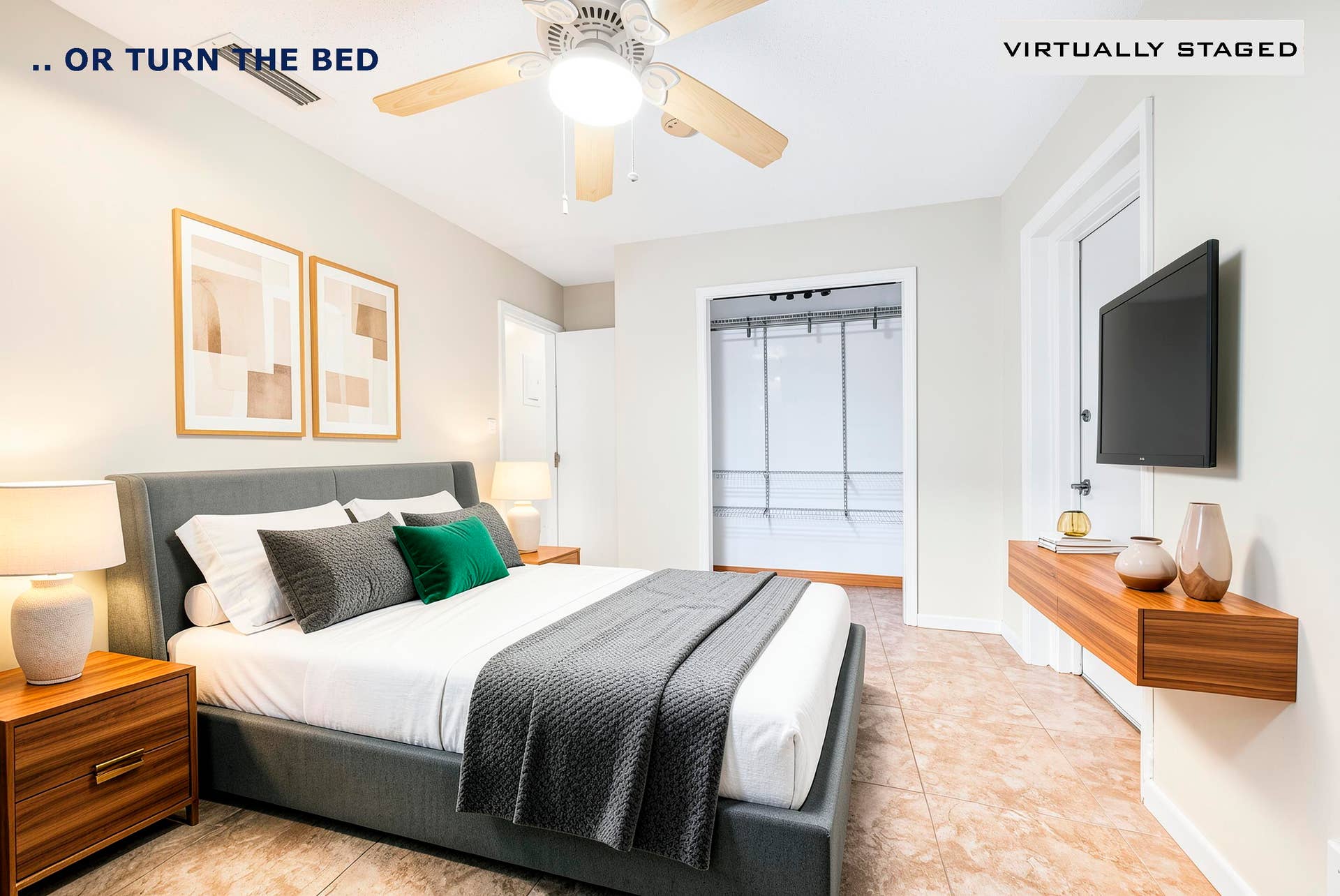 1540 NE 40th Street, Oakland Park, FL 33334 3rd bedroom - staged bedroom