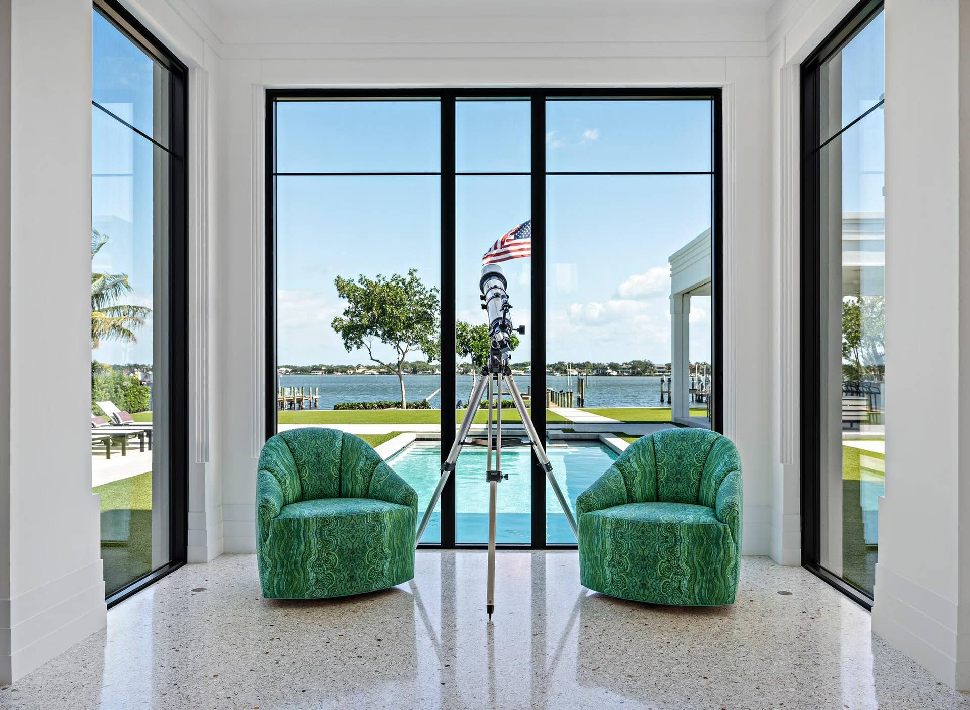 Stunning water views from every window!