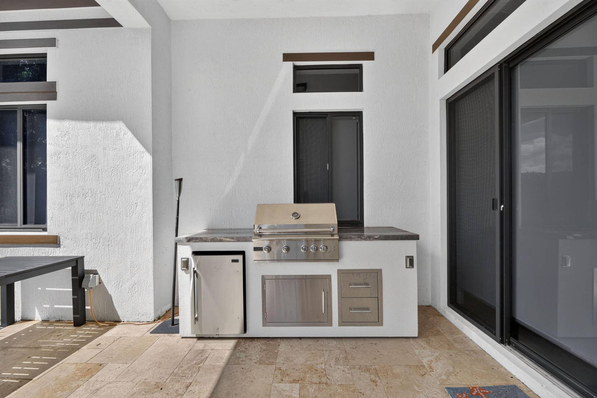 10490 S Lago Vista Circle, Parkland, FL 33076 Outside BBQ Grill/Fridge