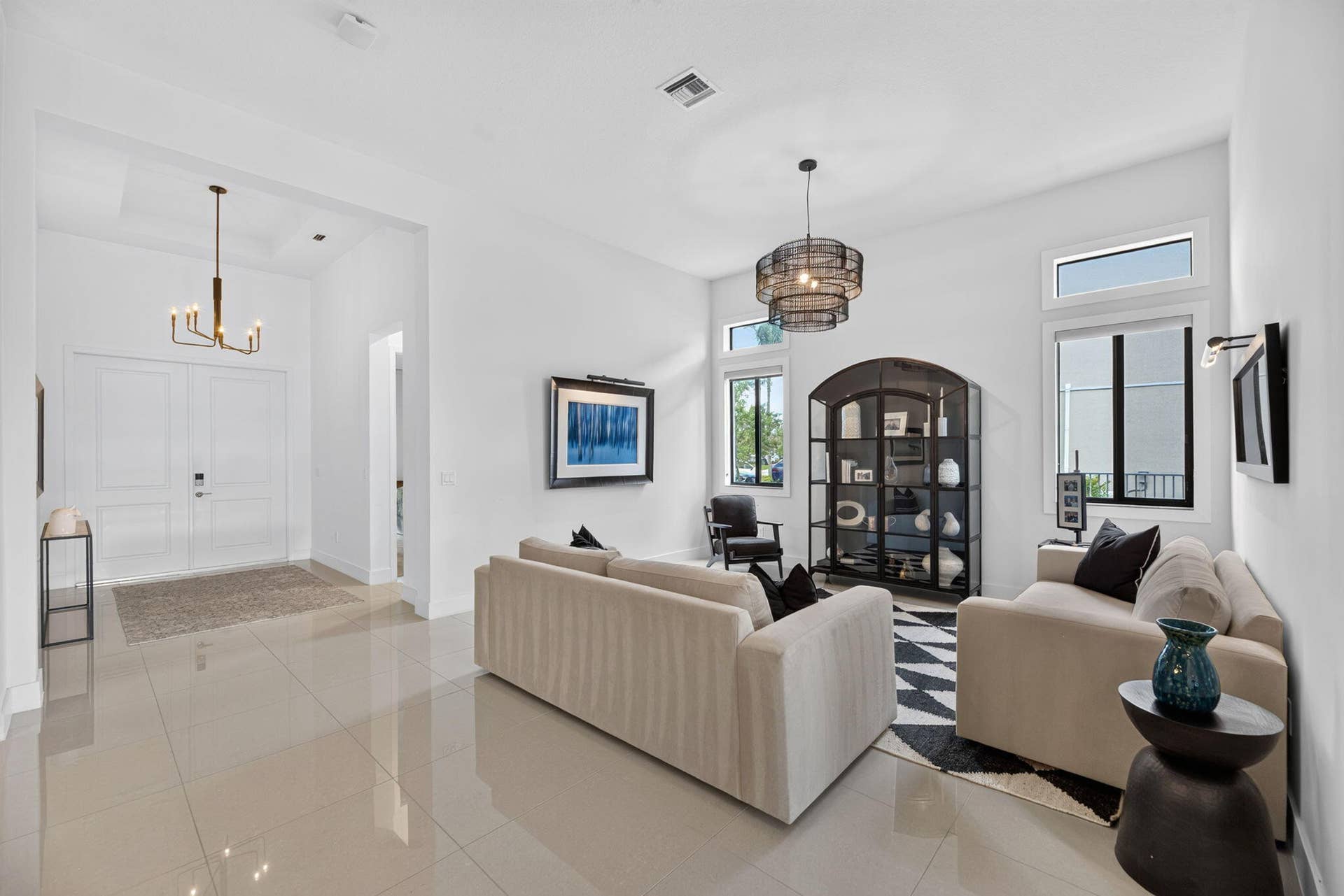 10490 S Lago Vista Circle, Parkland, FL 33076 Front Living Room
