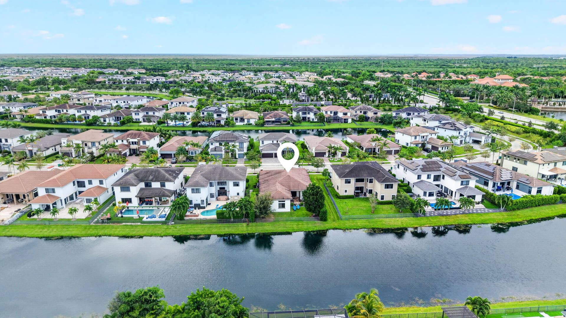 10490 S Lago Vista Circle, Parkland, FL 33076 58-web-or-mls-Aerial Top back 5