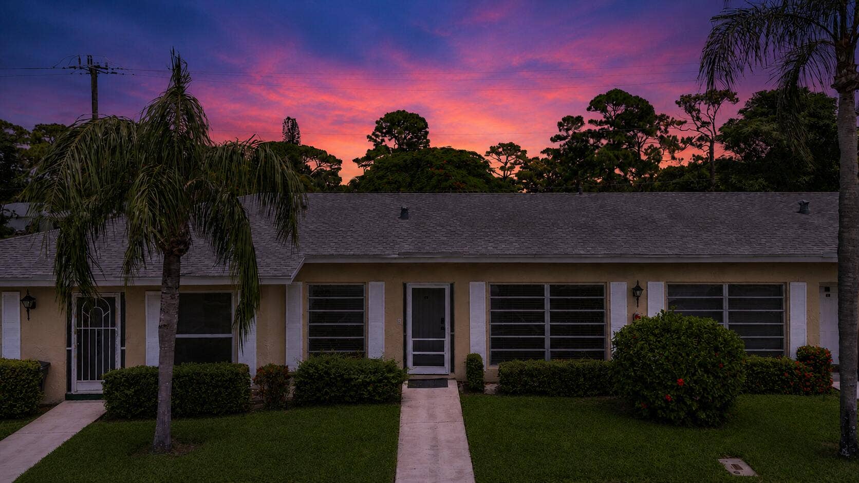 13670 VIA FLORA, #B, Delray Beach, FL 33484 Night Shot