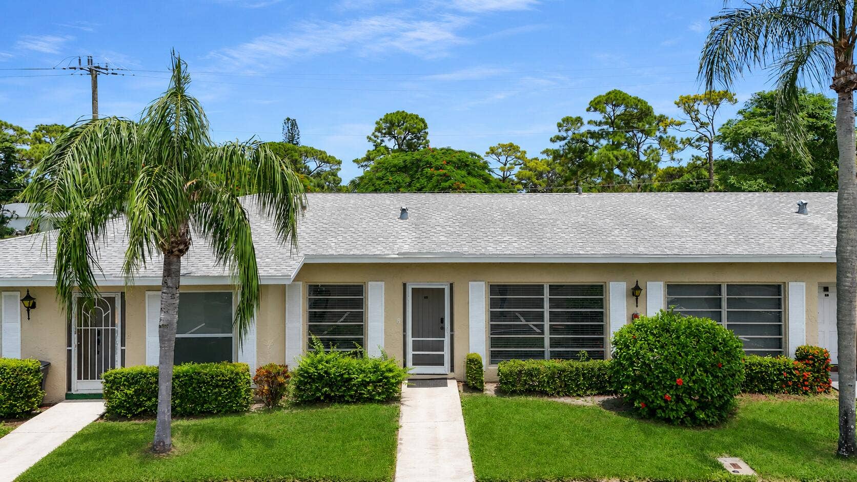 13670 VIA FLORA, #B, Delray Beach, FL 33484 Front of Villa