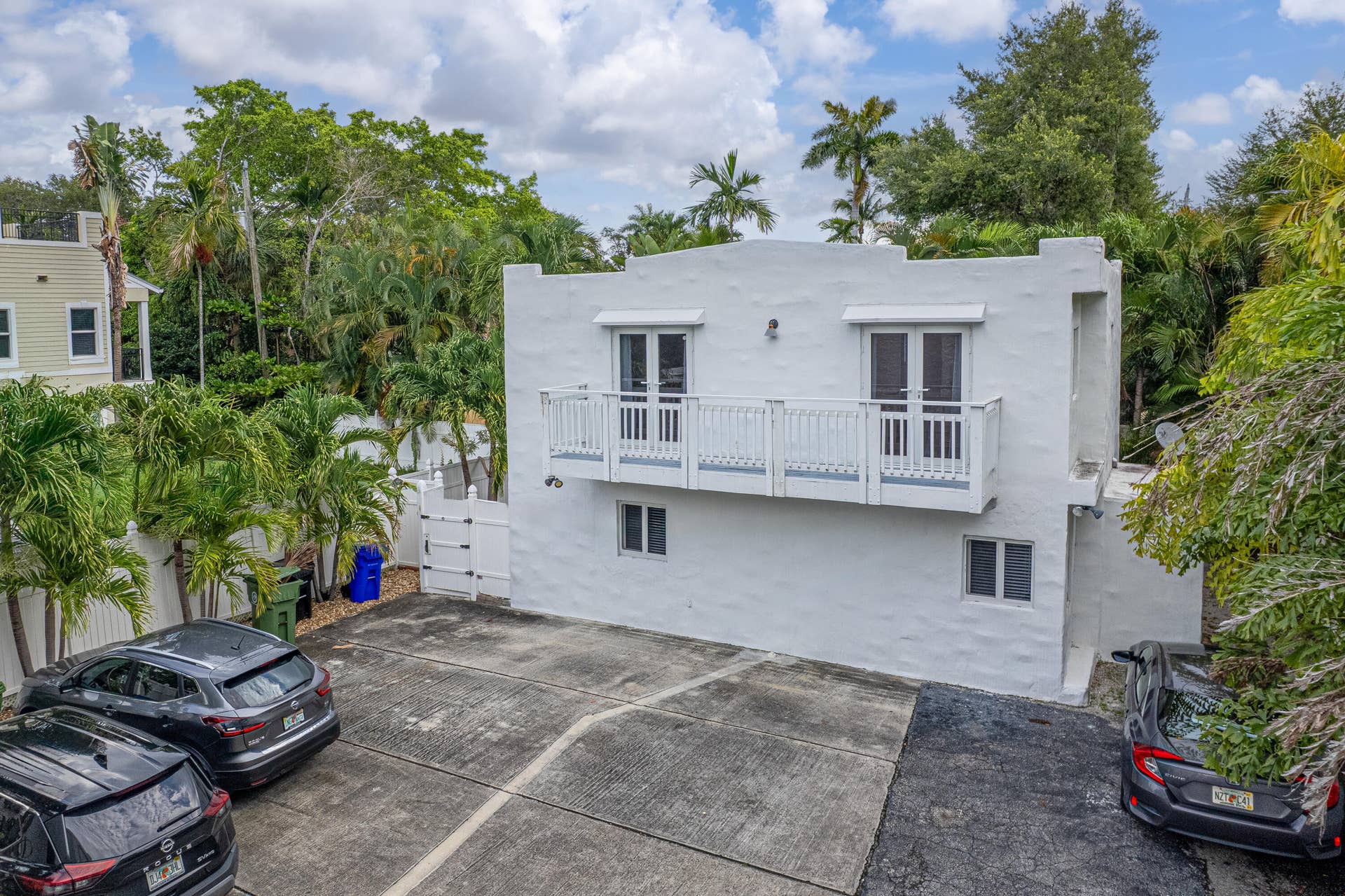 110 NE 16th Terrace, #1-3, Fort Lauderdale, FL 33301 Single family rental and parking area.
