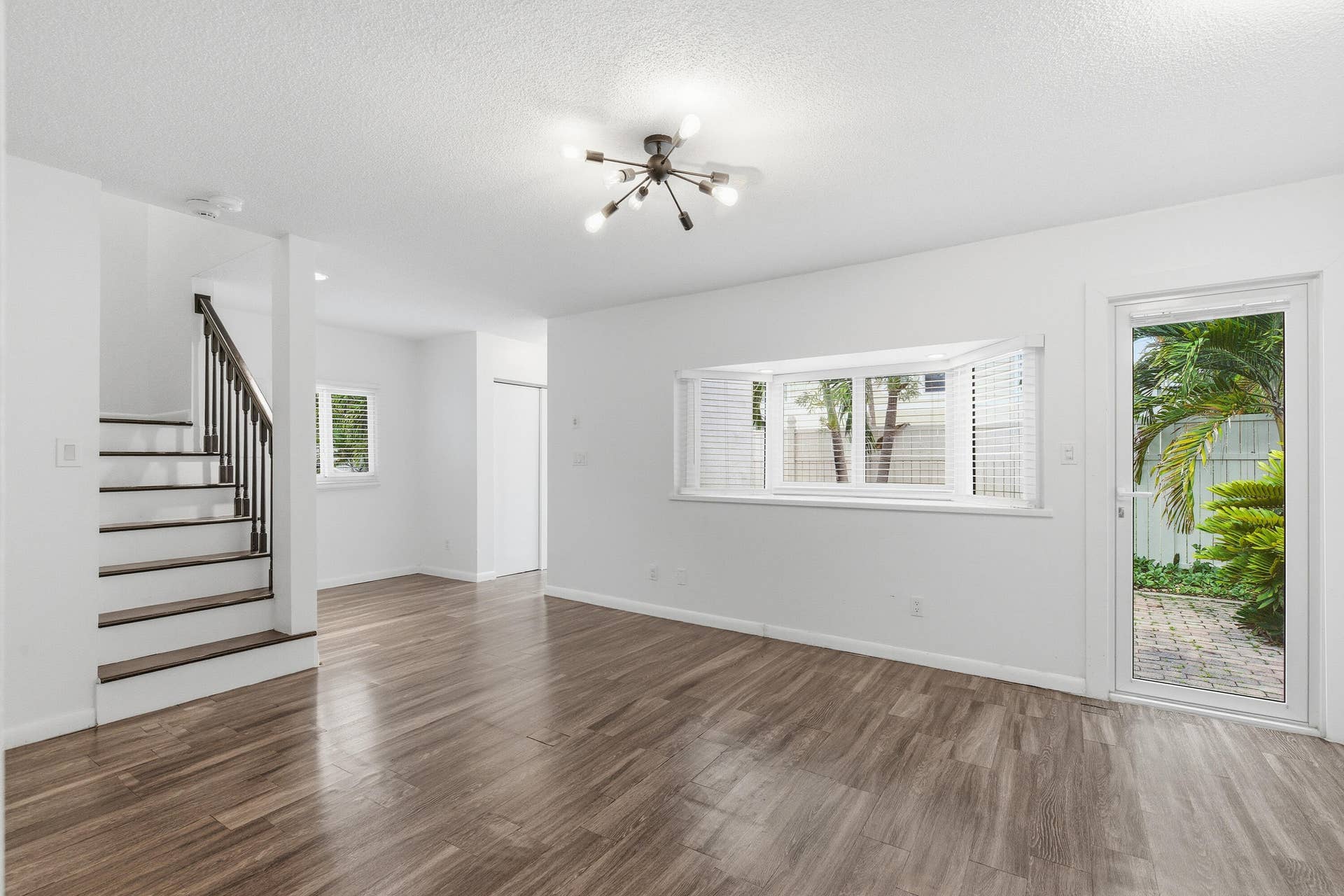 110 NE 16th Terrace, #1-3, Fort Lauderdale, FL 33301 First floor with entry door and garden window.