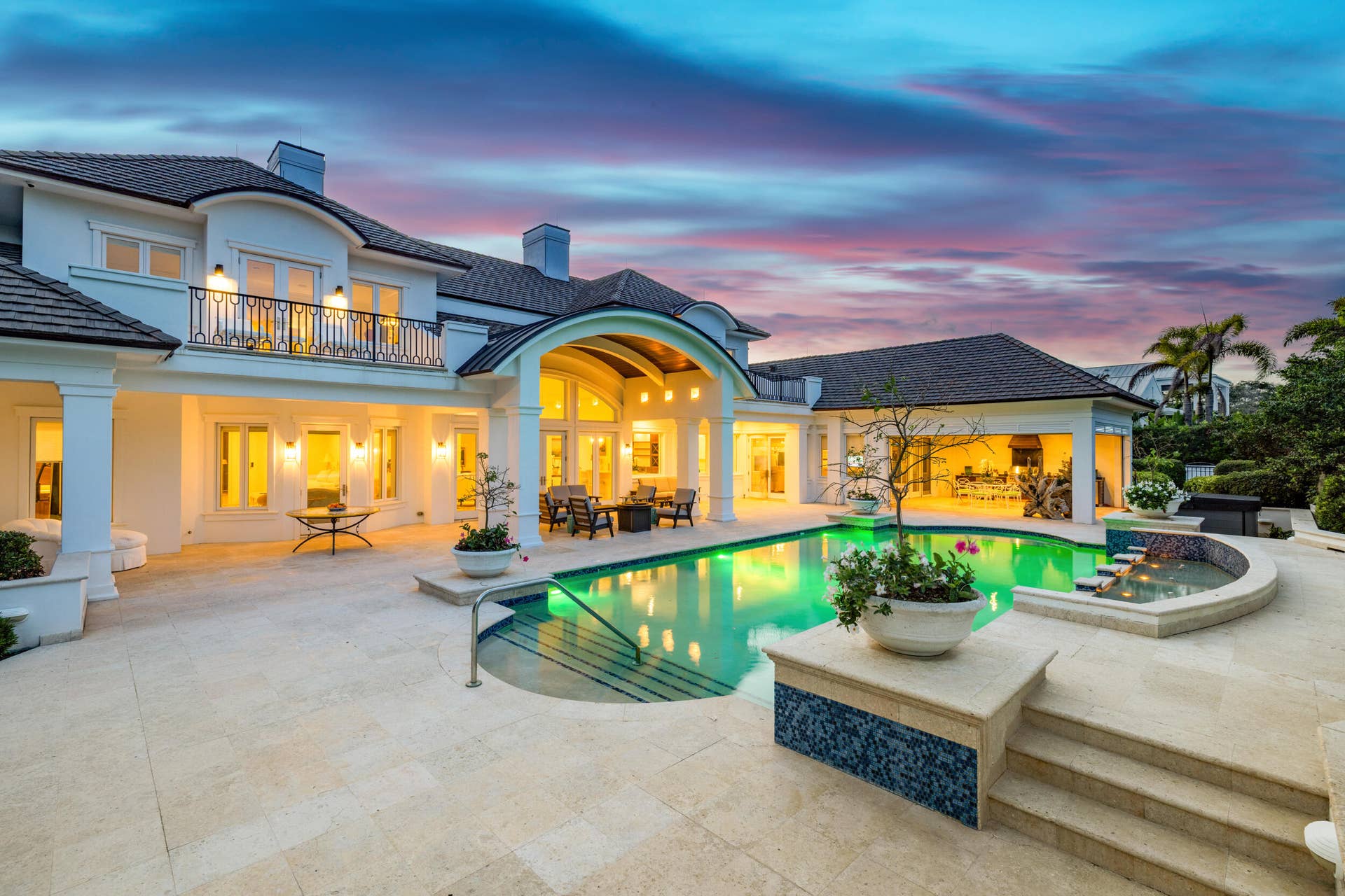 17965 SE VILLAGE Circle, Tequesta, FL 33469 Rear Exterior Twilight