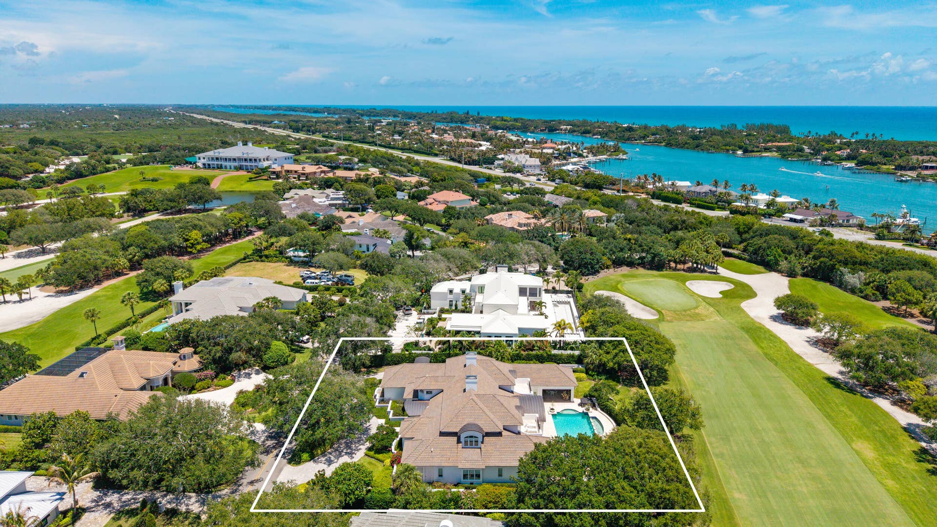 17965 SE VILLAGE Circle, Tequesta, FL 33469 Aerial