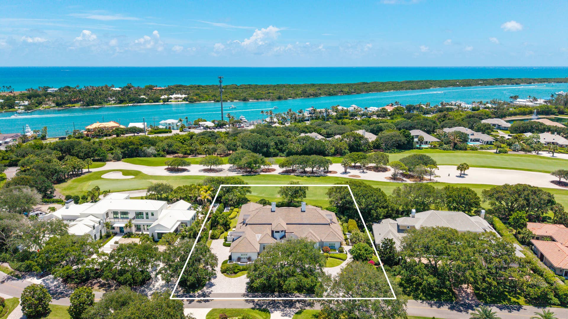 17965 SE VILLAGE Circle, Tequesta, FL 33469 Aerial