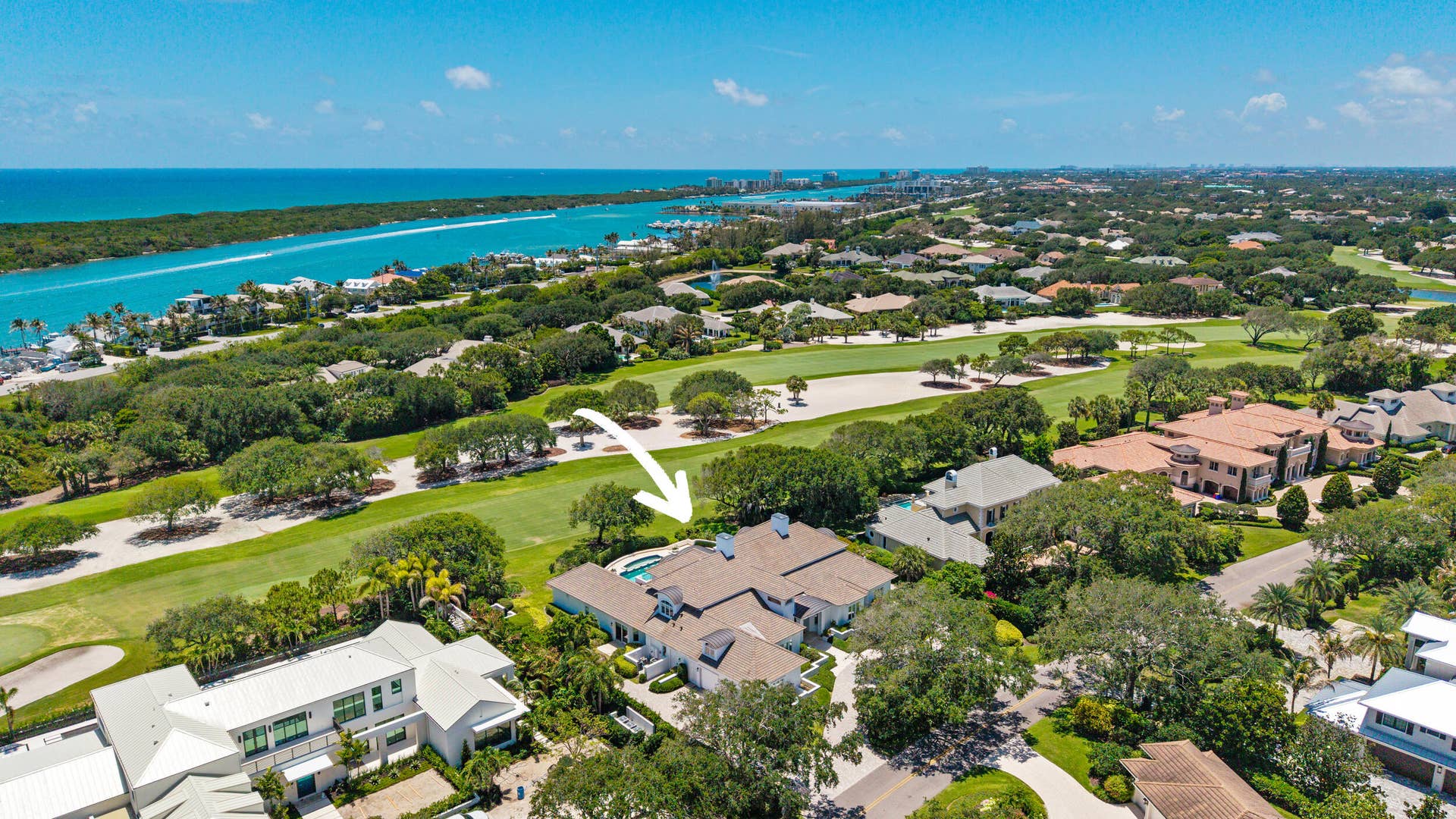 17965 SE VILLAGE Circle, Tequesta, FL 33469 Aerial