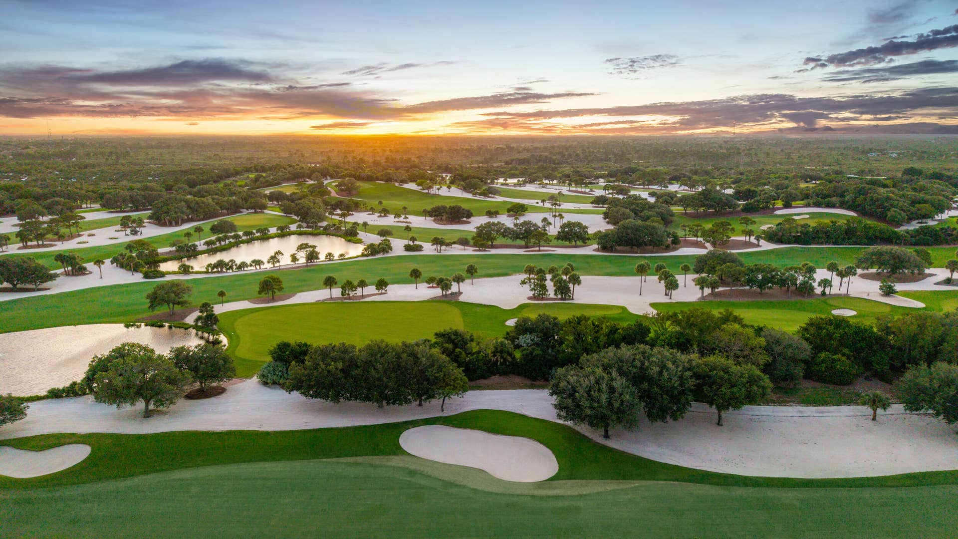 17965 SE VILLAGE Circle, Tequesta, FL 33469 Twilight Aerial