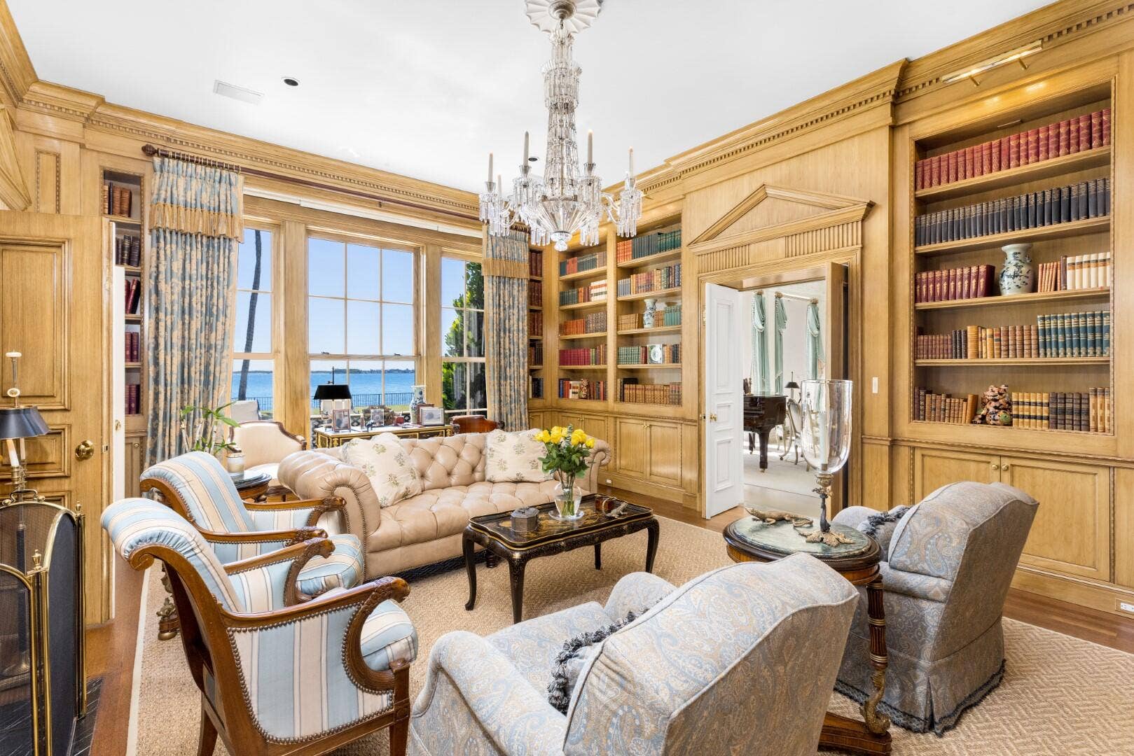 320 El Vedado Road, Palm Beach, FL 33480 Library