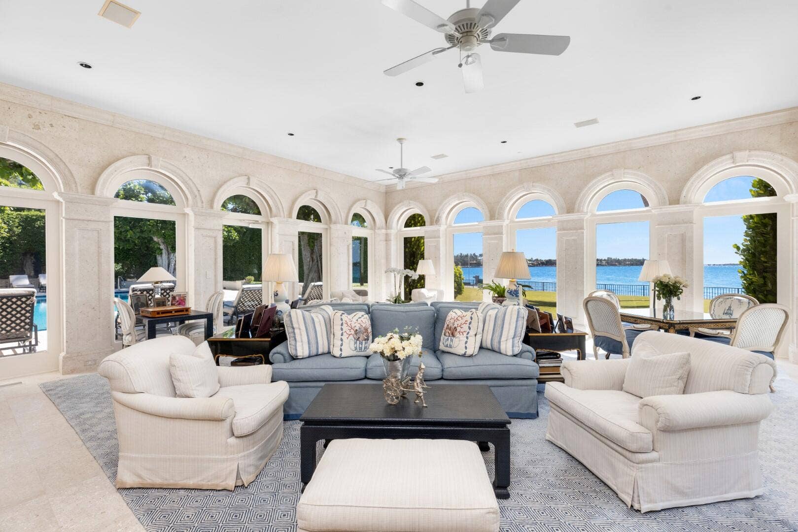 320 El Vedado Road, Palm Beach, FL 33480 Interior Loggia