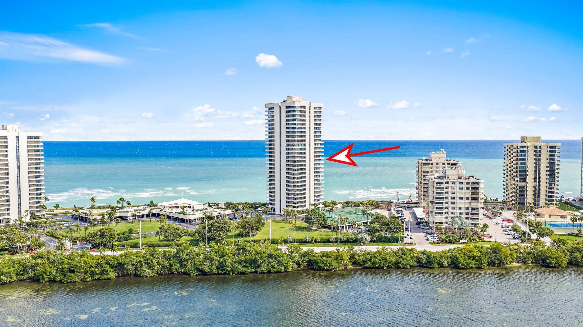 5510 N OCEAN Drive, #11B, Singer Island, FL 33404 Aerial View