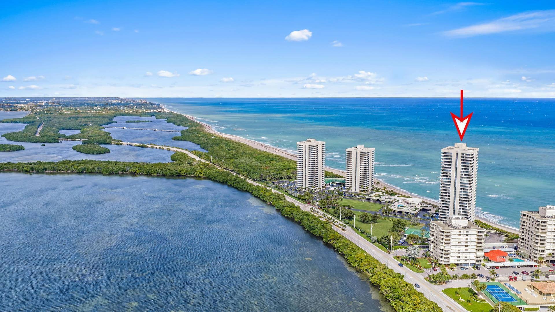 5510 N OCEAN Drive, #11B, Singer Island, FL 33404 Aerial View