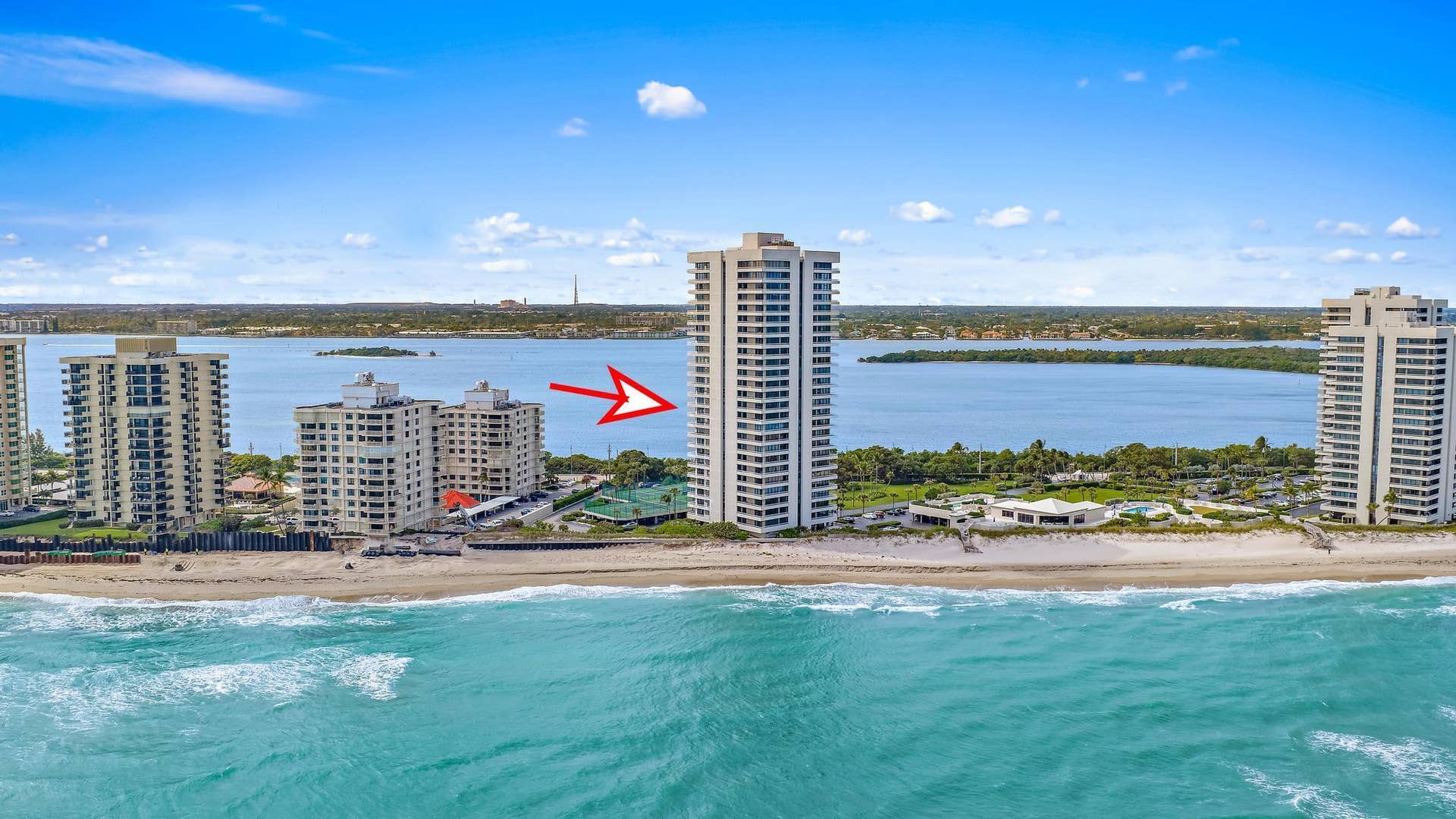 5510 N OCEAN Drive, #11B, Singer Island, FL 33404 Aerial View