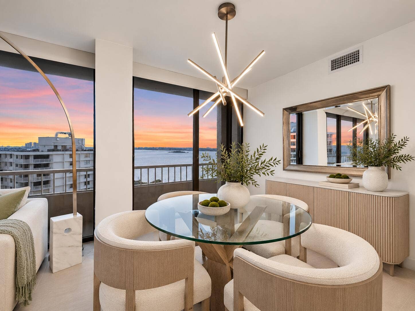 5510 N OCEAN Drive, #11B, Singer Island, FL 33404 Dining - Virtually Staged