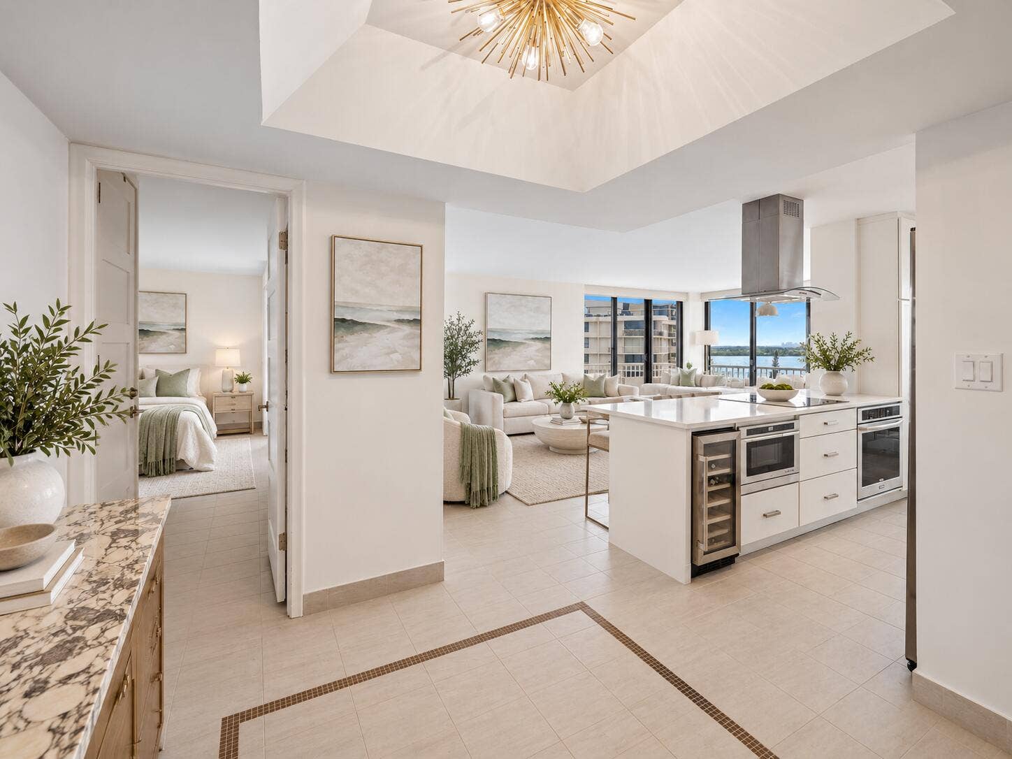 5510 N OCEAN Drive, #11B, Singer Island, FL 33404 Hall - Virtually Staged