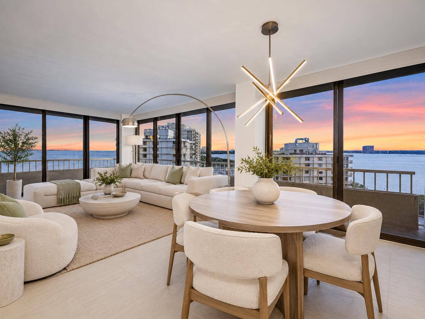 5510 N OCEAN Drive, #11B, Singer Island, FL 33404 Dining - Virtually Staged