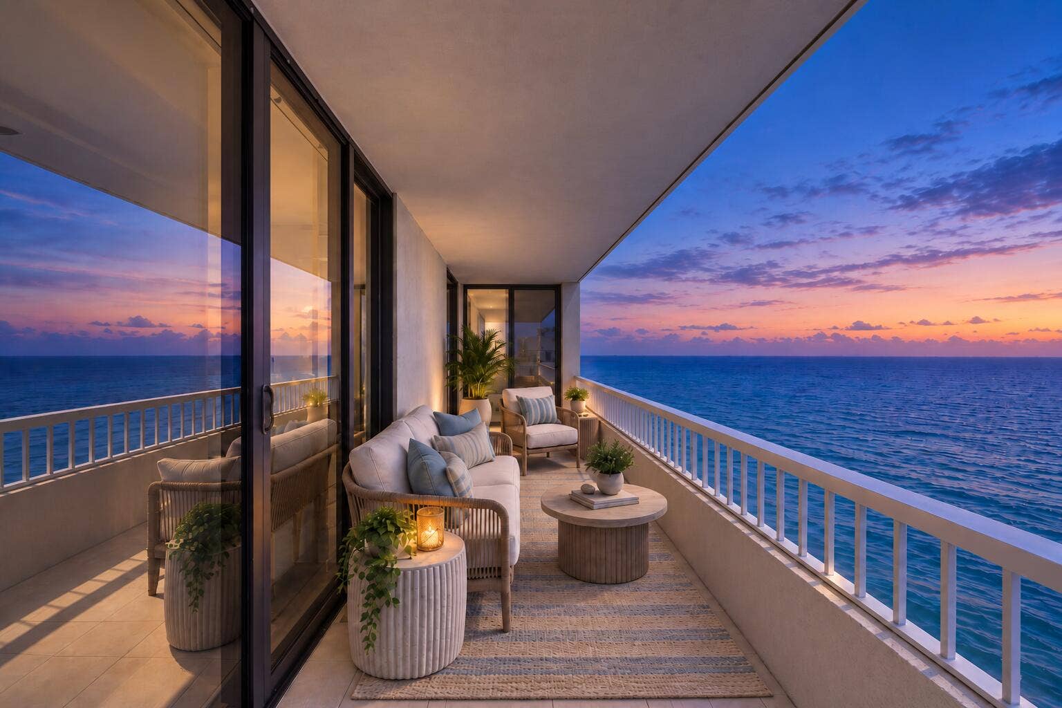 5510 N OCEAN Drive, #11B, Singer Island, FL 33404 Covered Balcony
