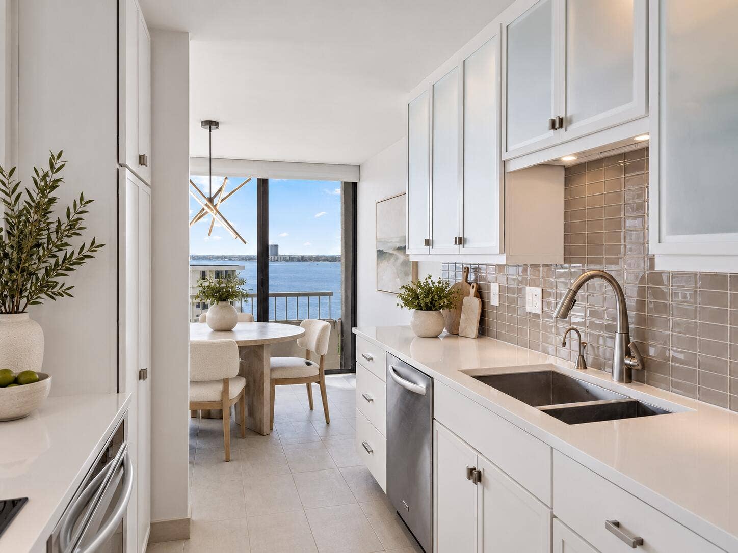 5510 N OCEAN Drive, #11B, Singer Island, FL 33404 Kitchen - Virtually Staged