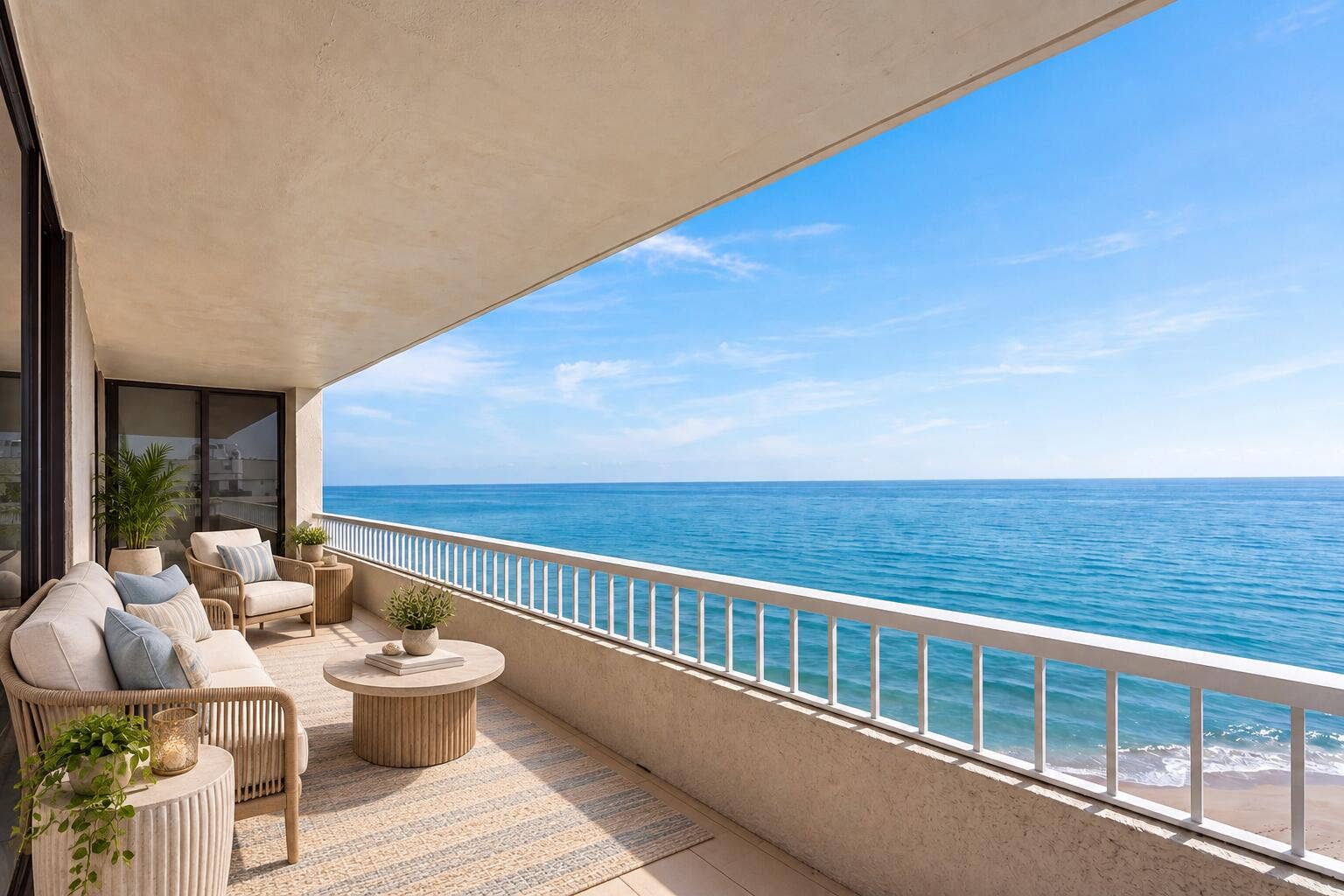 5510 N OCEAN Drive, #11B, Singer Island, FL 33404 Covered Balcony