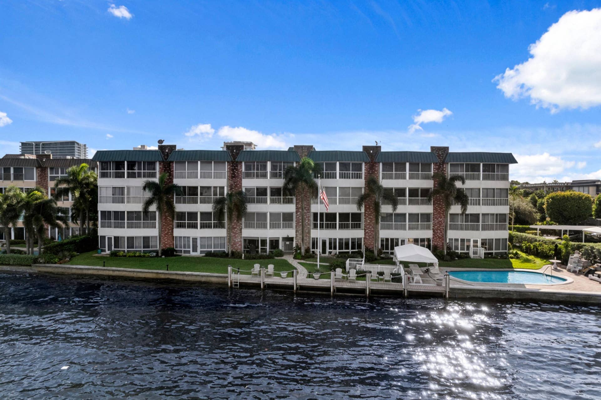 711 N RIVERSIDE Drive, #401, Pompano Beach, FL 33062 Aerial View