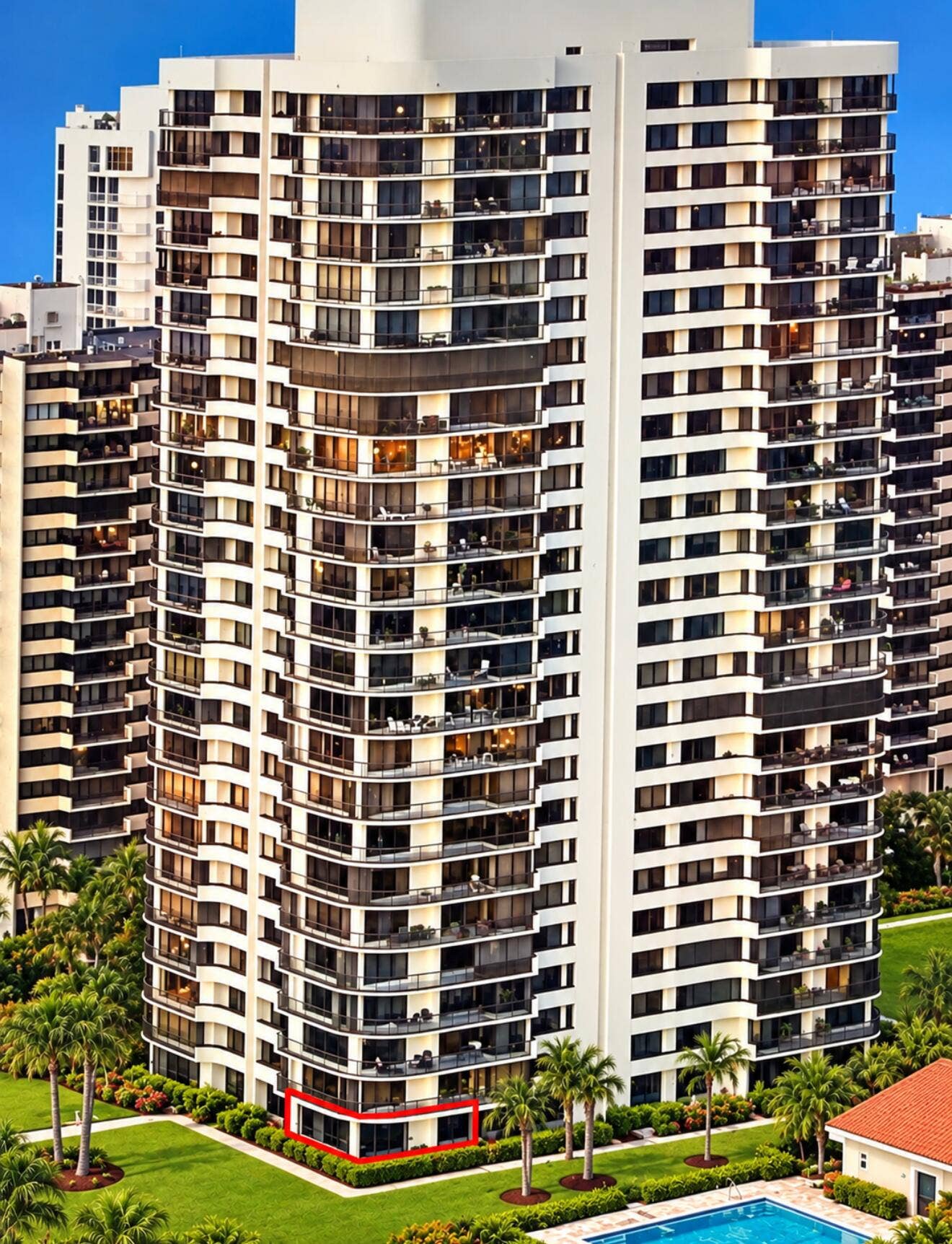 4100 N Ocean Drive, #104, Singer Island, FL 33404 AI generated image