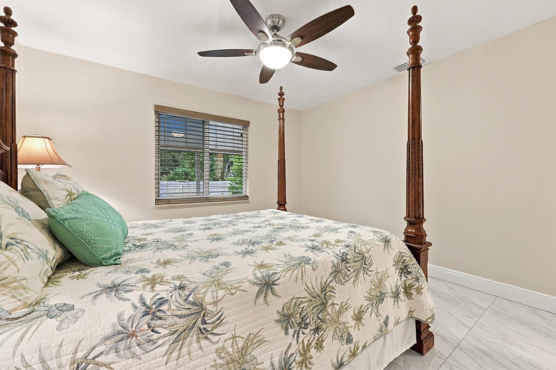 3590 Lakeview Drive, Delray Beach, FL 33445 Guest bedroom 3 offers lots of natural light through a hurricane impact glass window and lots of closet space.