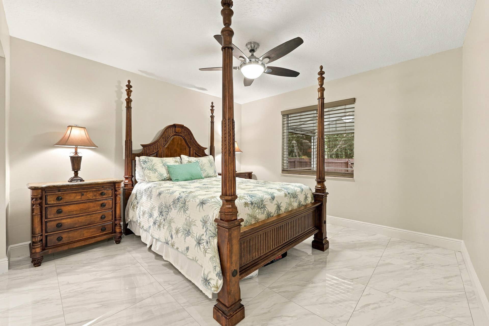 3590 Lakeview Drive, Delray Beach, FL 33445 Guest bedroom 3 offers lots of natural light through a hurricane impact glass window and lots of closet space.