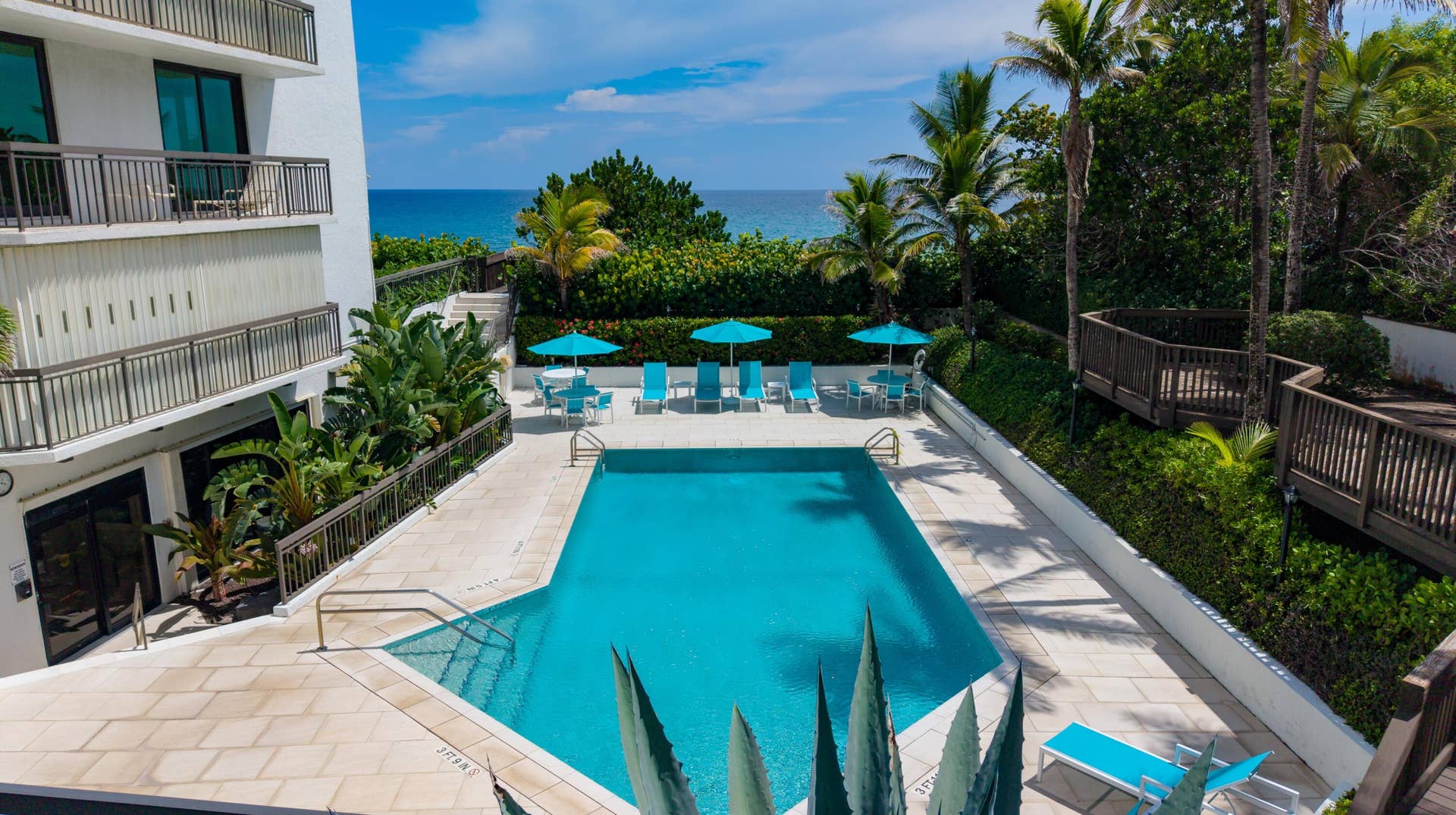 2000 N Ocean Boulevard, #103, Boca Raton, FL 33431 POOL TO OCEAN