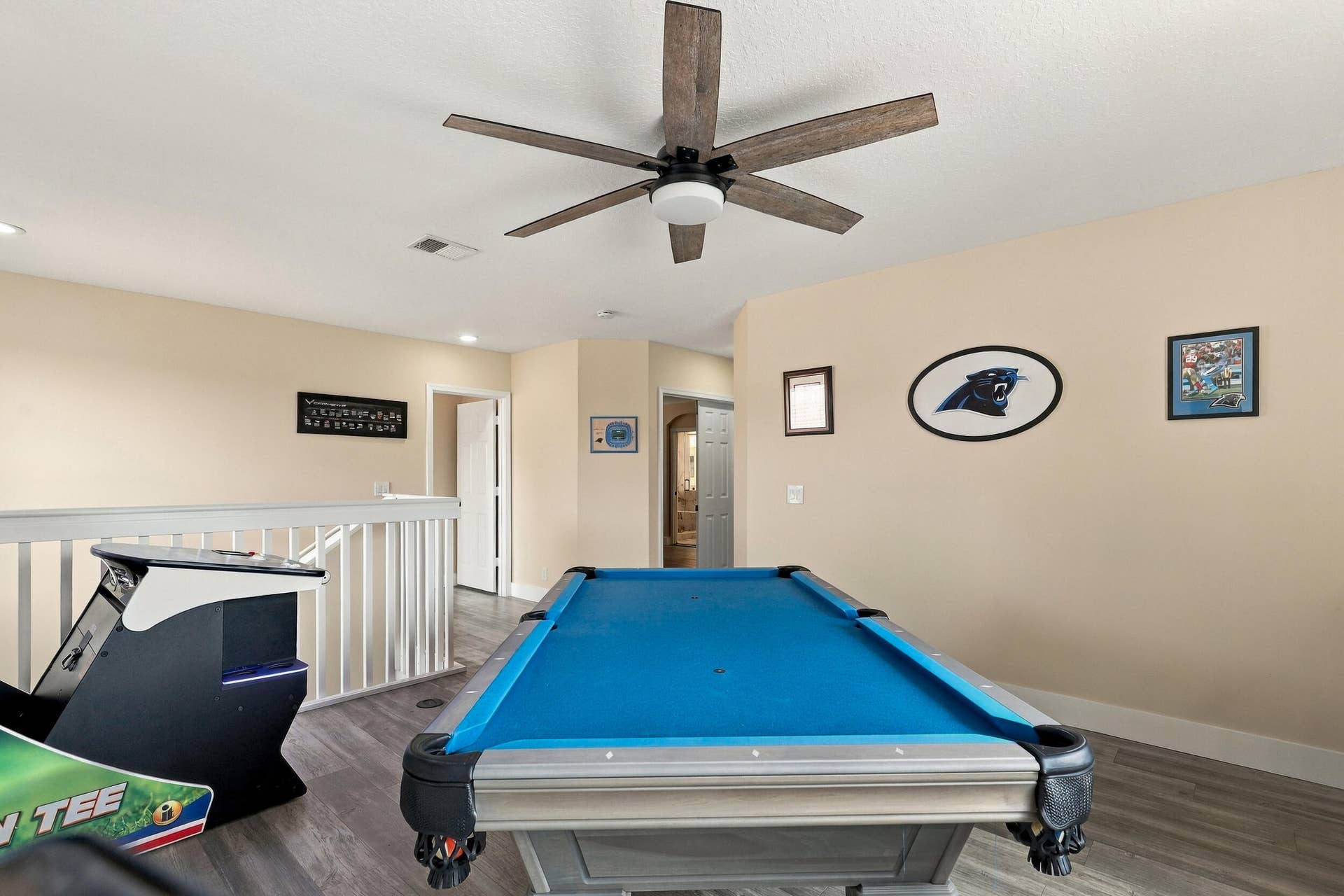 1434 Artimino Lane, Boynton Beach, FL 33436 Upstairs is an entertainer's dream. The loft space (which could be a fifth bedroom) is currently a game room with a pool table, arcade games, and is a great space to relax and unwind. This home is being sold fully furnished!