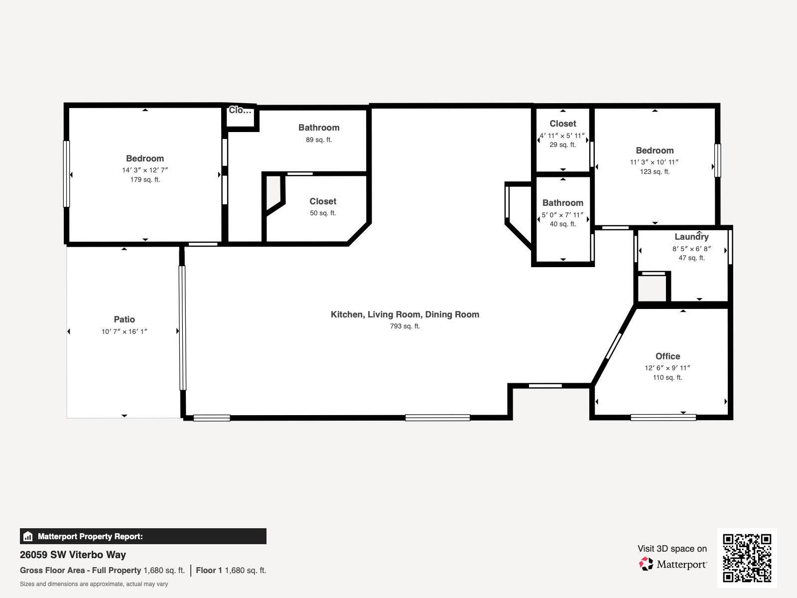 26059 SW Viterbo Way, Port St Lucie, FL 34986 floorplan26059 SW Viterbo Way - Floor 1