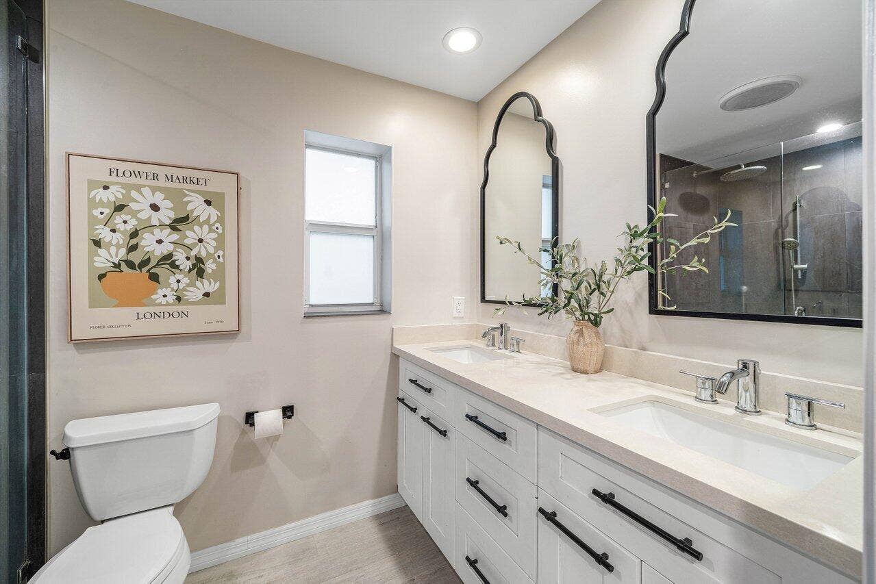 979 SW 13TH Drive, Boca Raton, FL 33486 Double vanity with ample storage.
