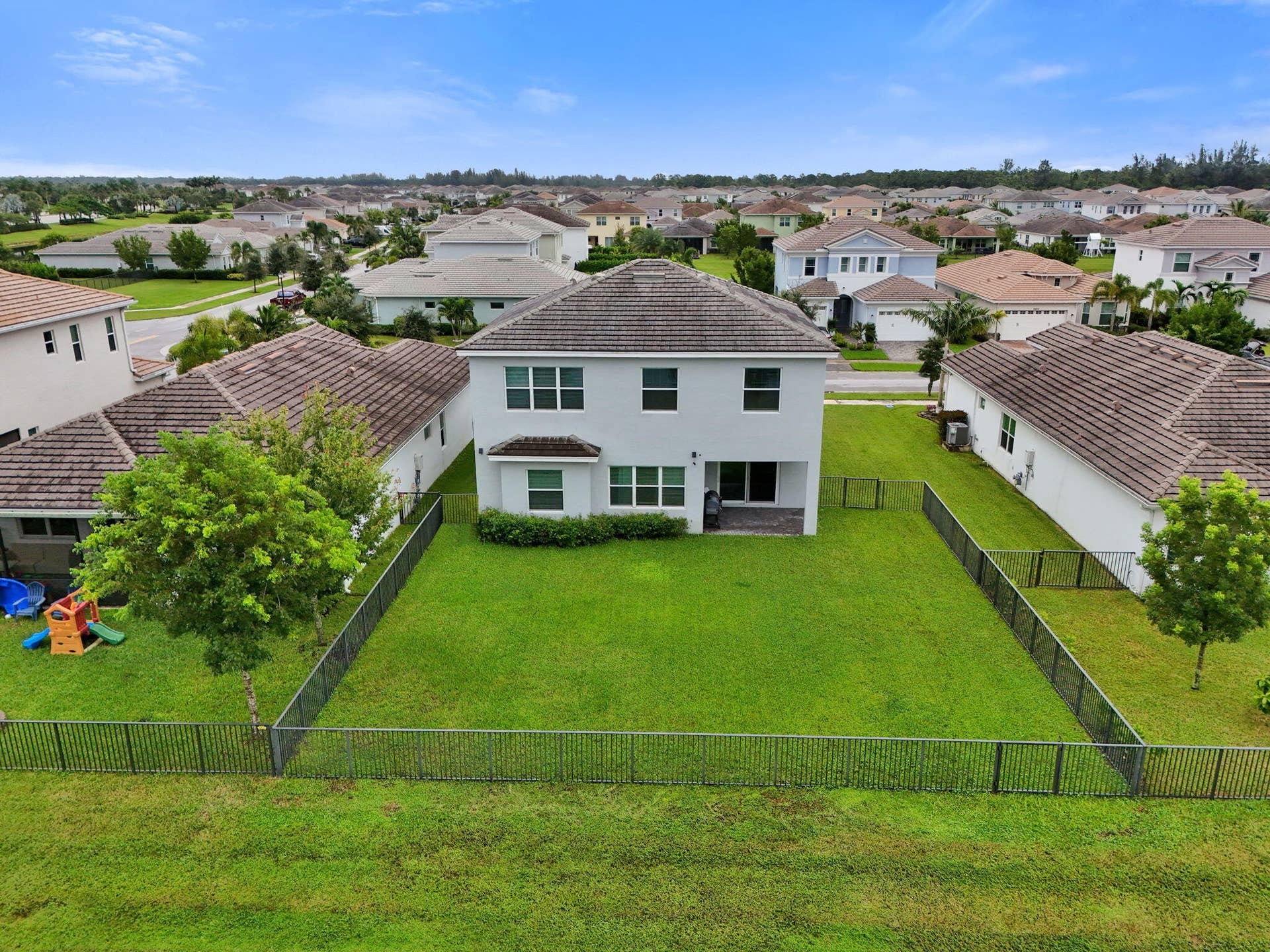 4655 CITRON Way, Westlake, FL 33470 Aerial view of the home