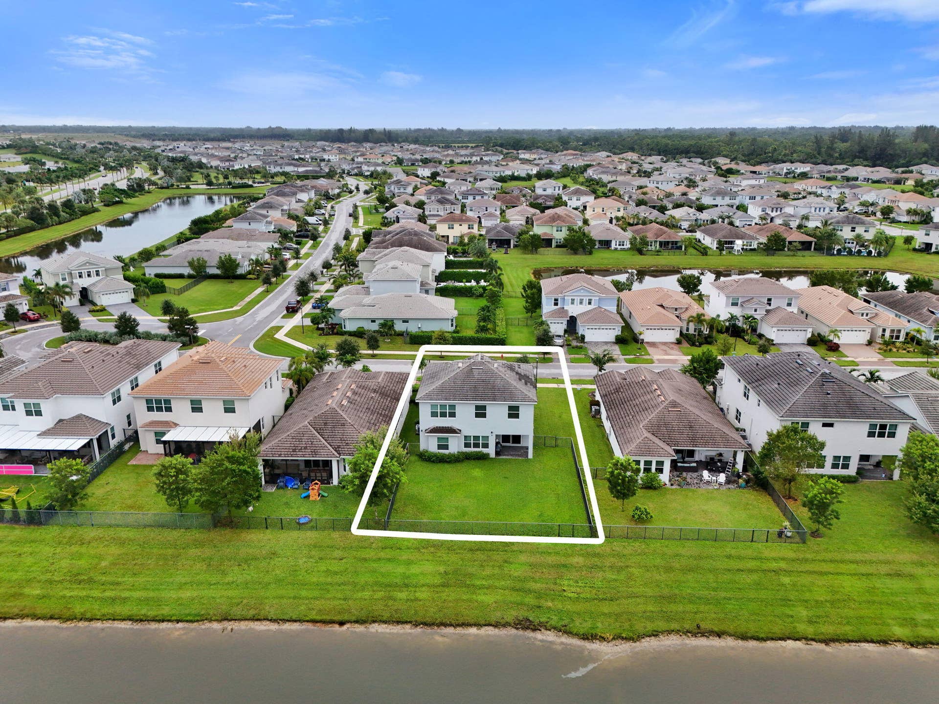 4655 CITRON Way, Westlake, FL 33470 Aerial view of the home