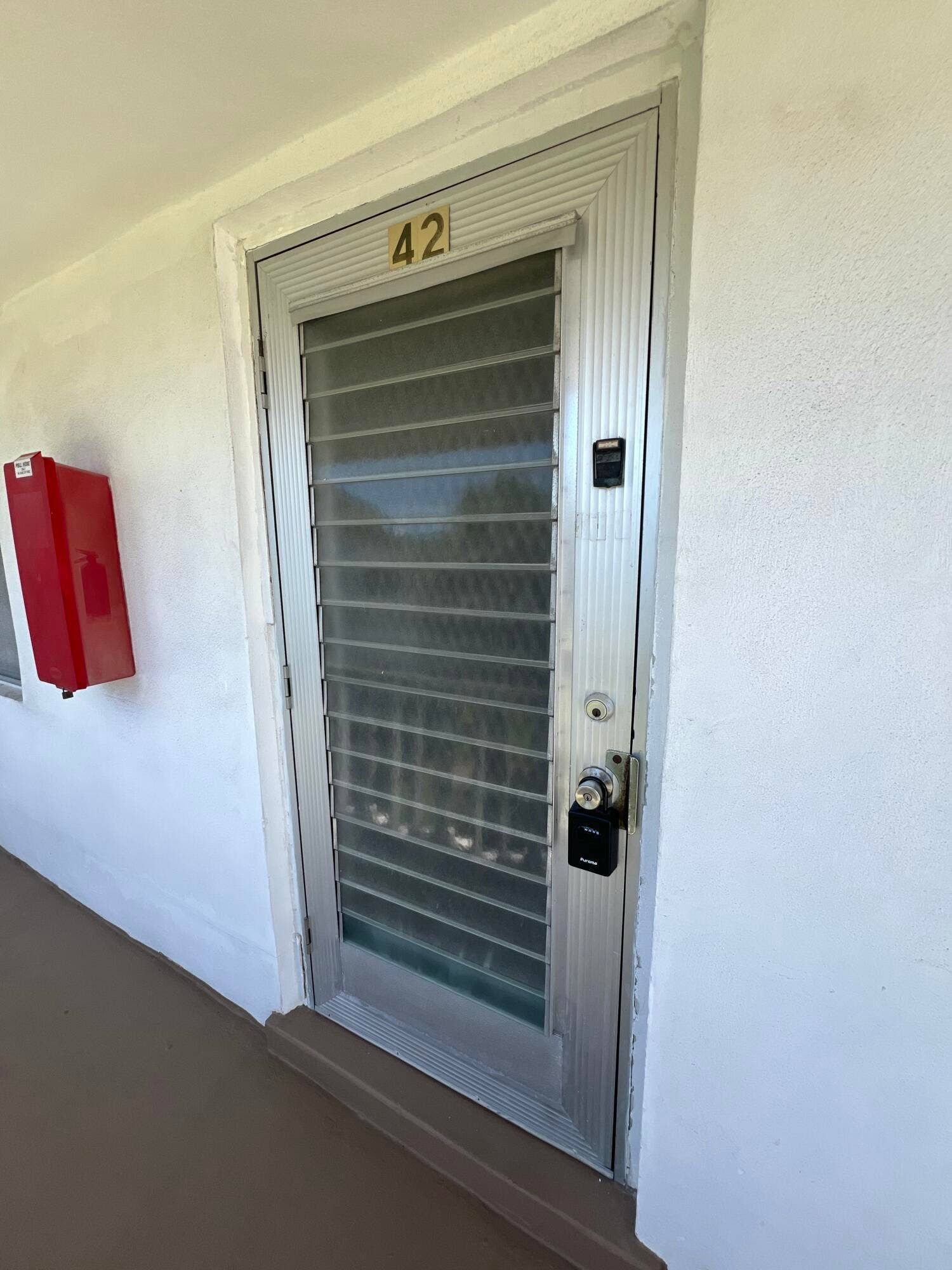 42 COVENTRY B, West Palm Beach, FL 33417 Outside of Door