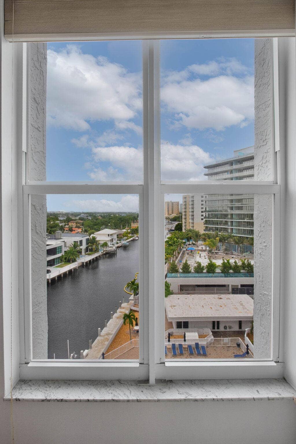 View from primary bedroom