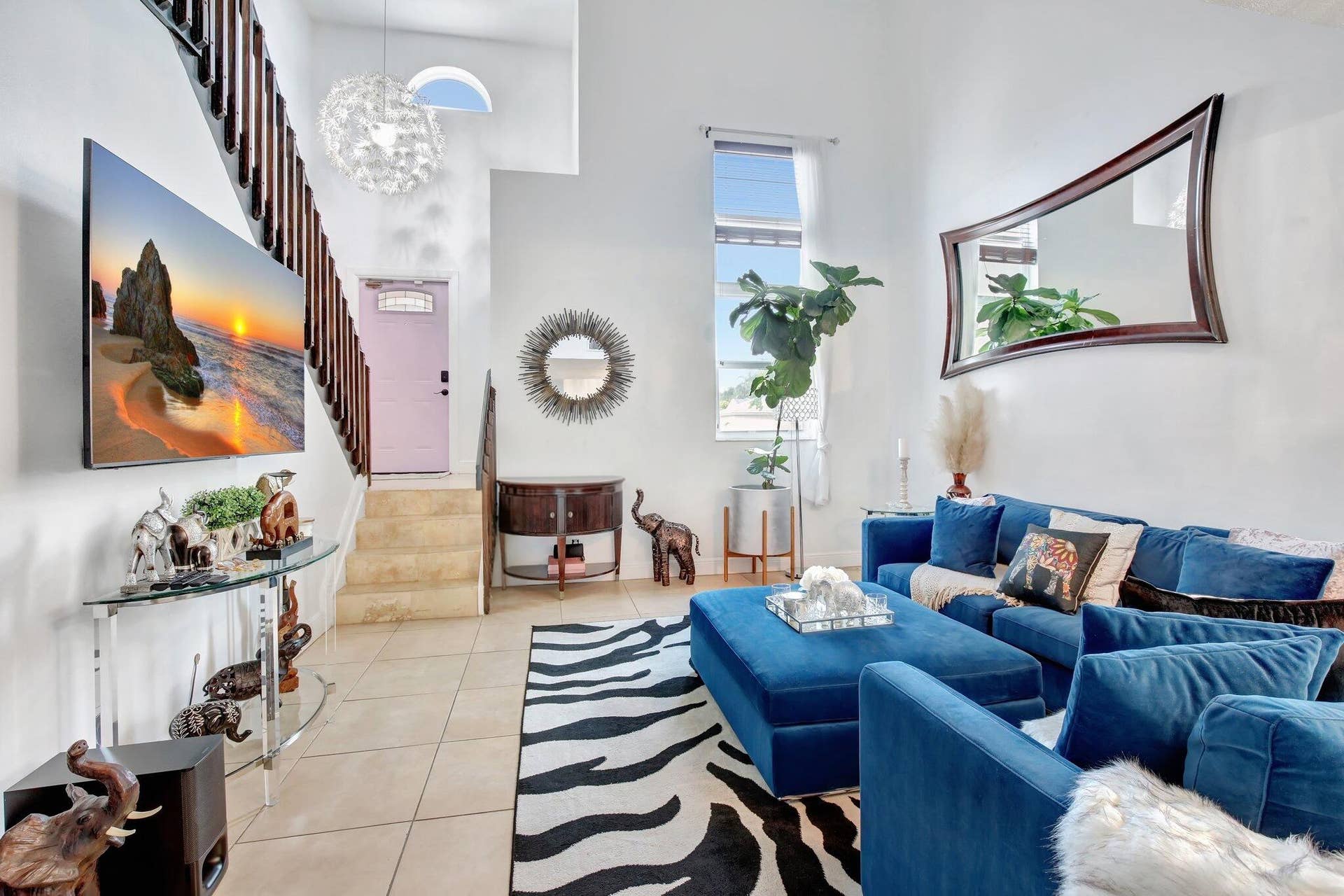 9919 NW 2nd Street, Plantation, FL 33324 Living Room 1