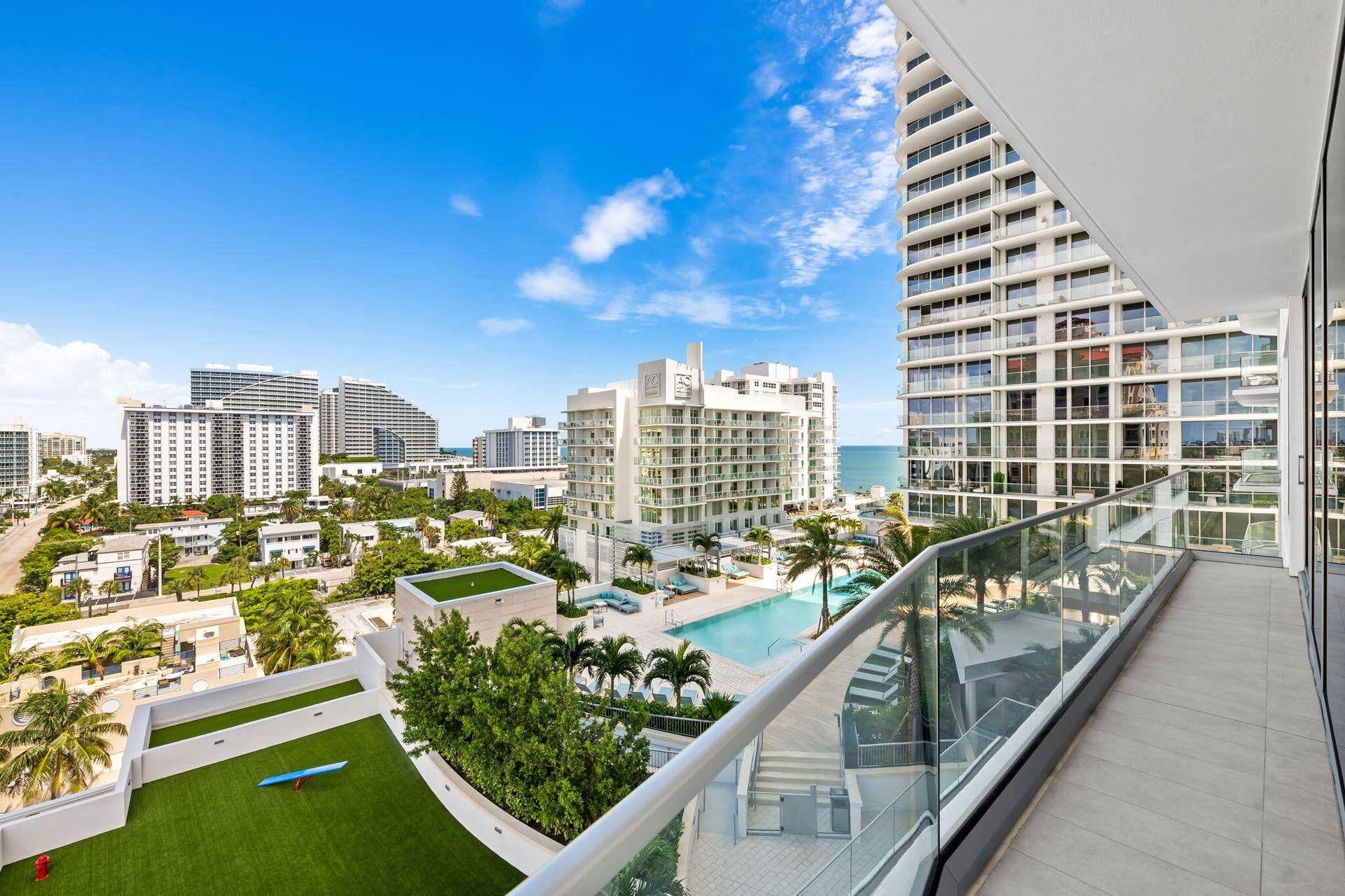 153 N Seabreeze Boulevard, #704, Fort Lauderdale, FL 33304 Balcony