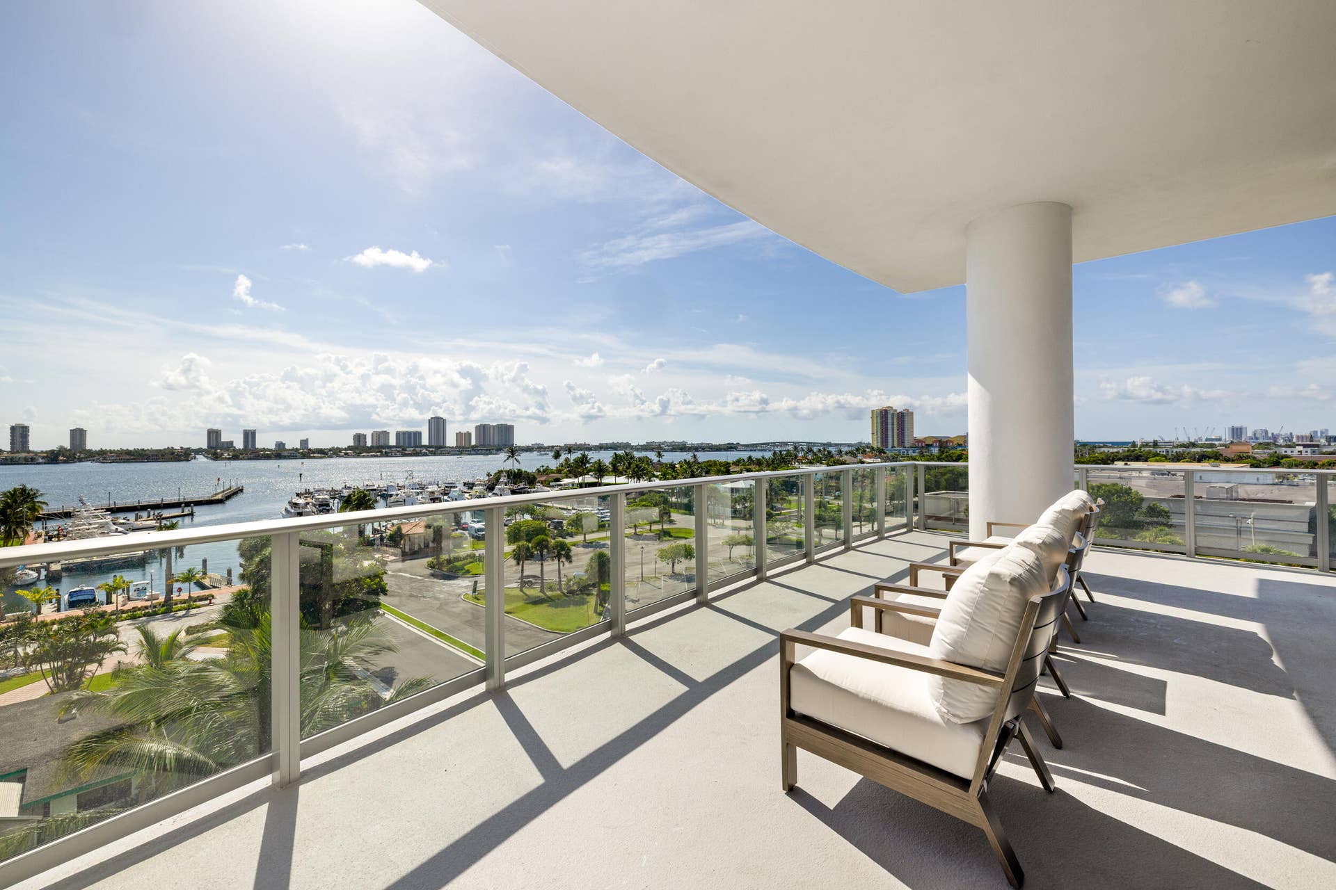 220 LAKE SHORE Drive, #612, West Palm Beach, FL 33403 South and East Views! Wrap-around Balcony