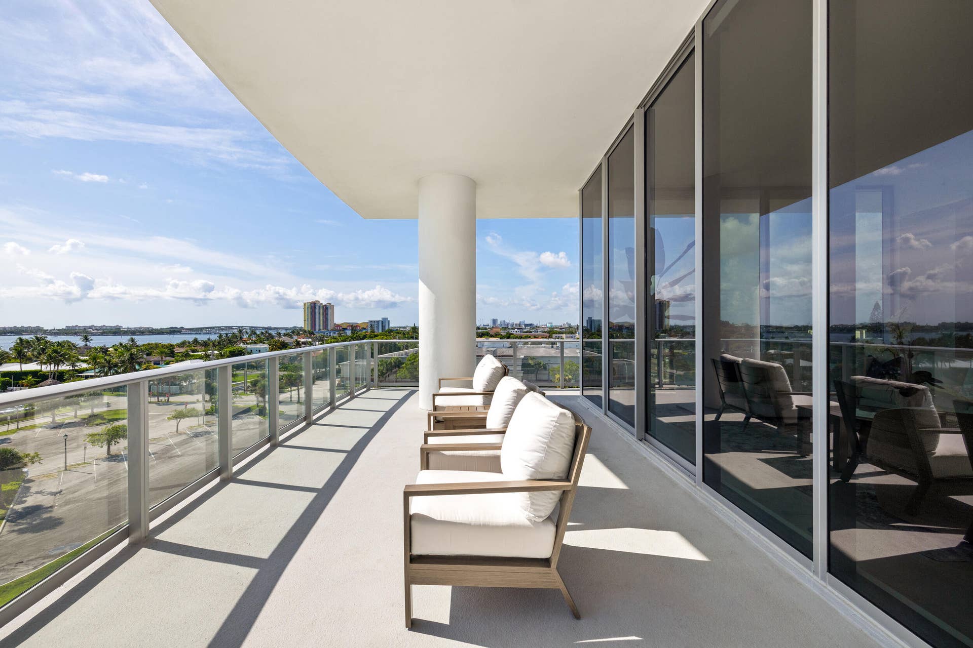 220 LAKE SHORE Drive, #612, West Palm Beach, FL 33403 Wrap-around Balcony
